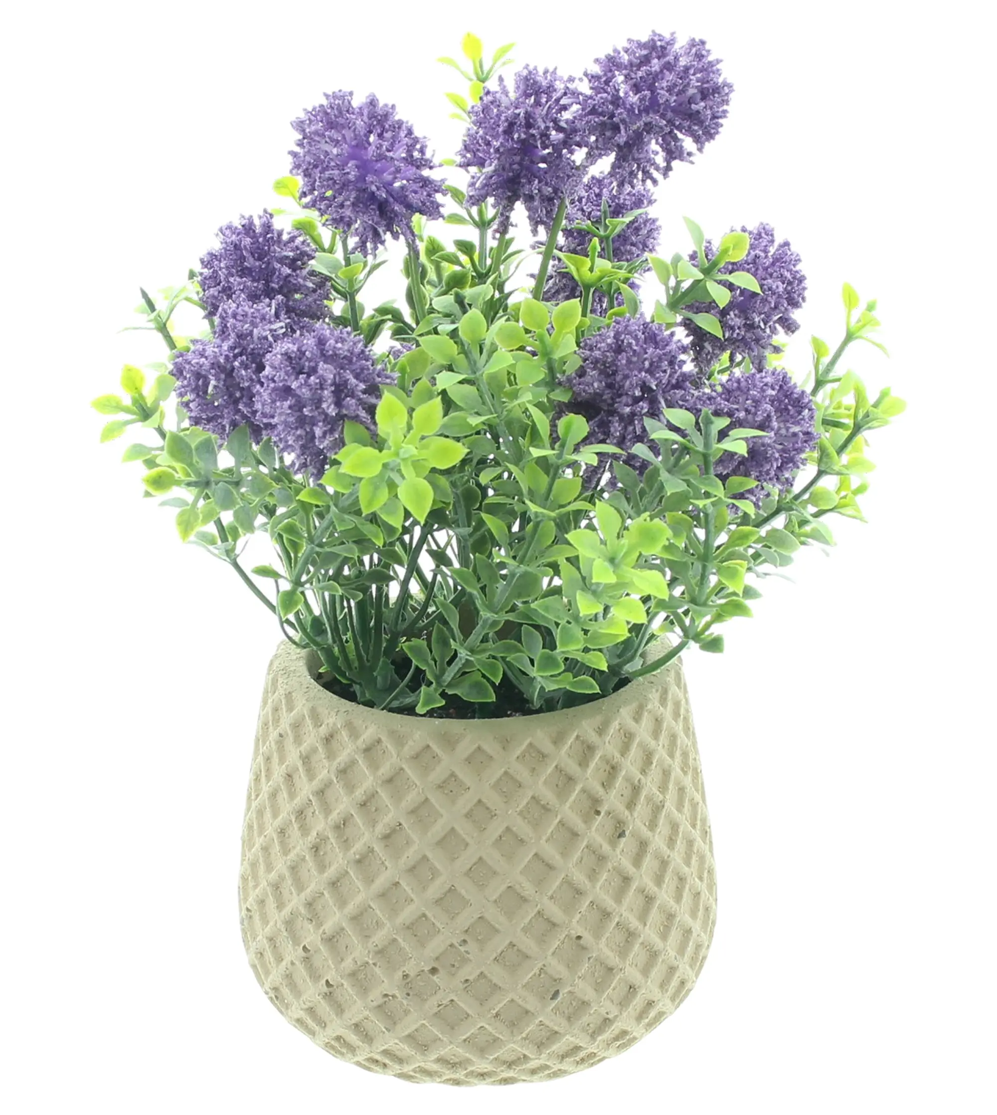 Acheter Fleur artificielle "purple" en pot  dans la boutique en ligne de Frank Flechtwaren pour Pâques colorée