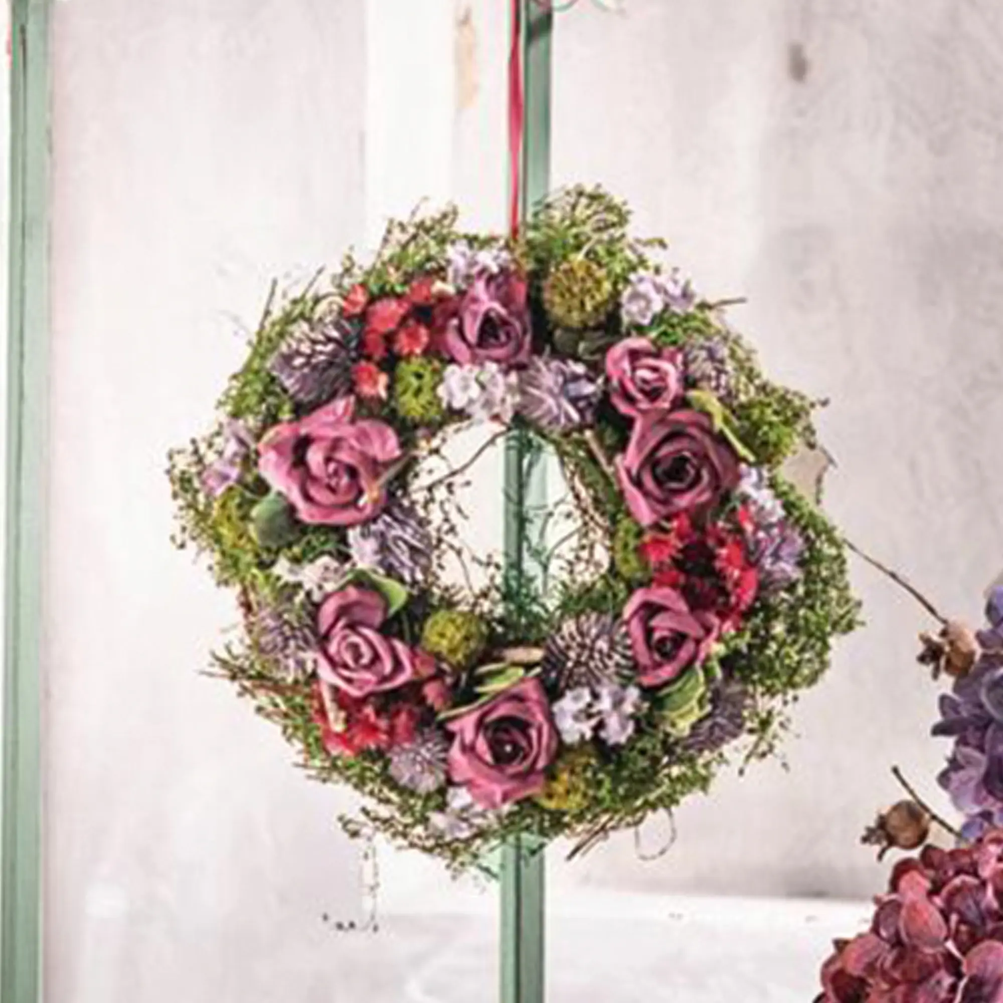 Acheter Couronne "rose lilas"  dans la boutique en ligne de Frank Flechtwaren