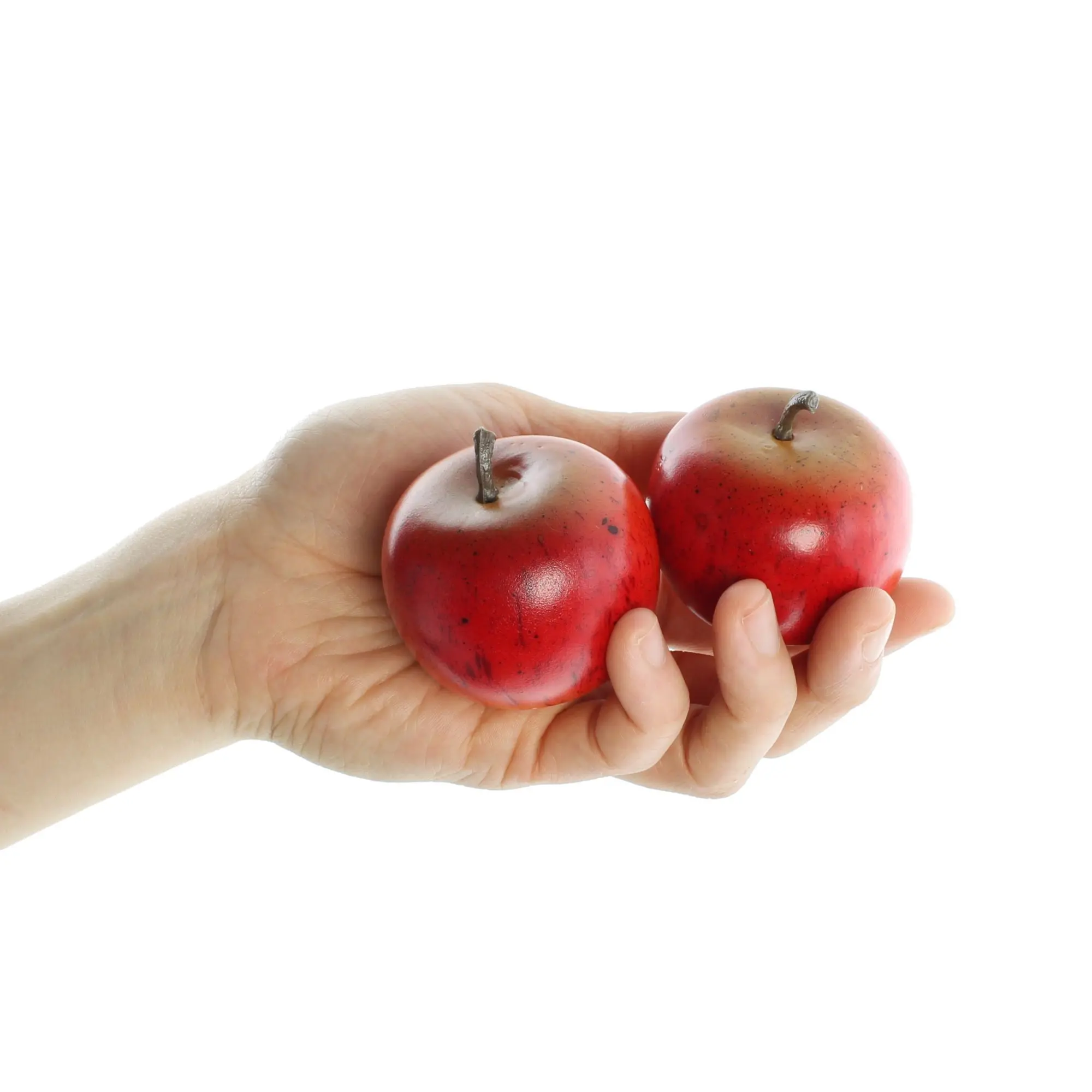 Acheter Lot de 12 pommes "rouge"  dans la boutique en ligne de Frank Flechtwaren pour Confettis de table et pics