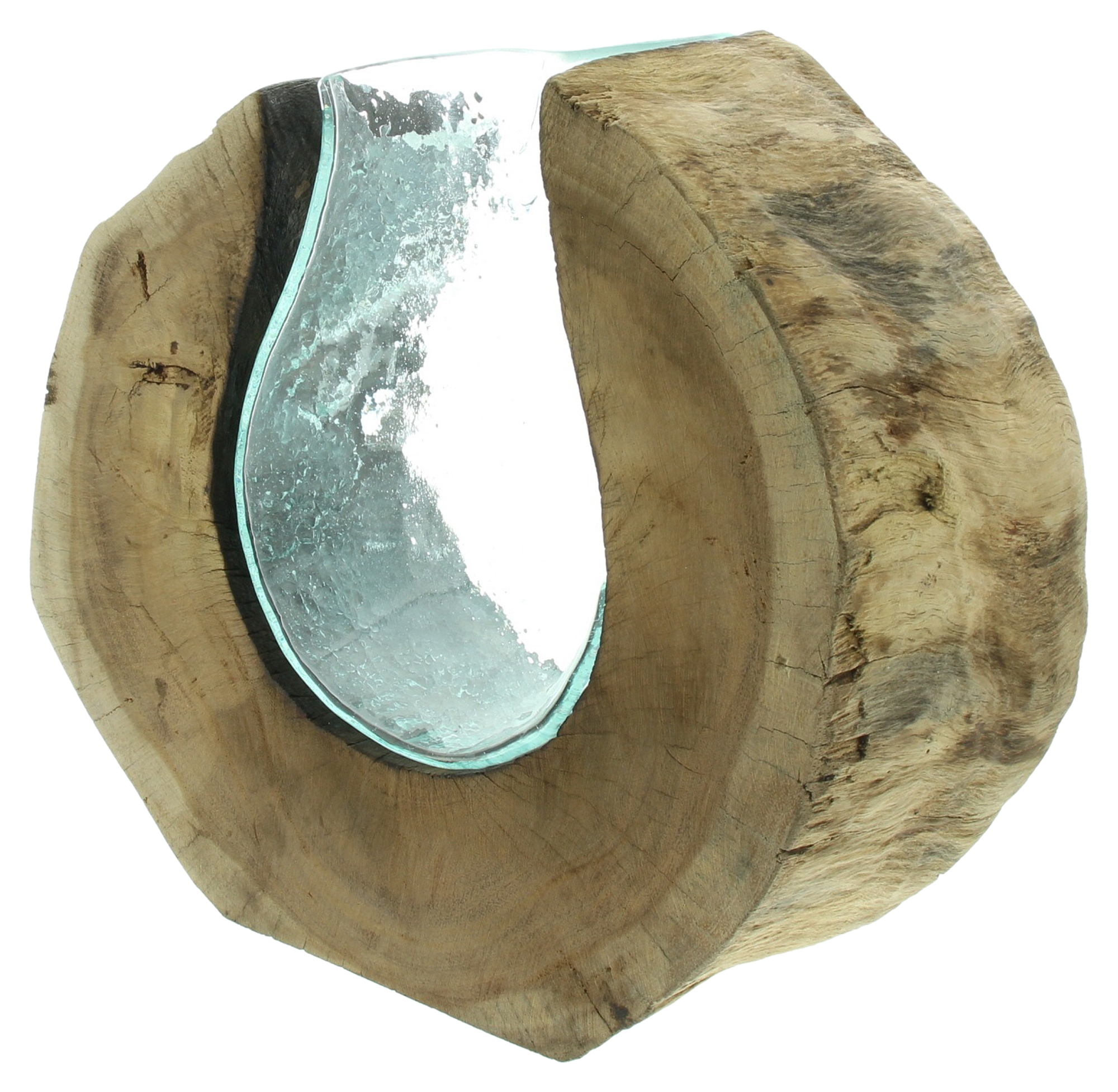 Acheter Vase "bois de racine"", rond  dans la boutique en ligne de Frank Flechtwaren pour Vases