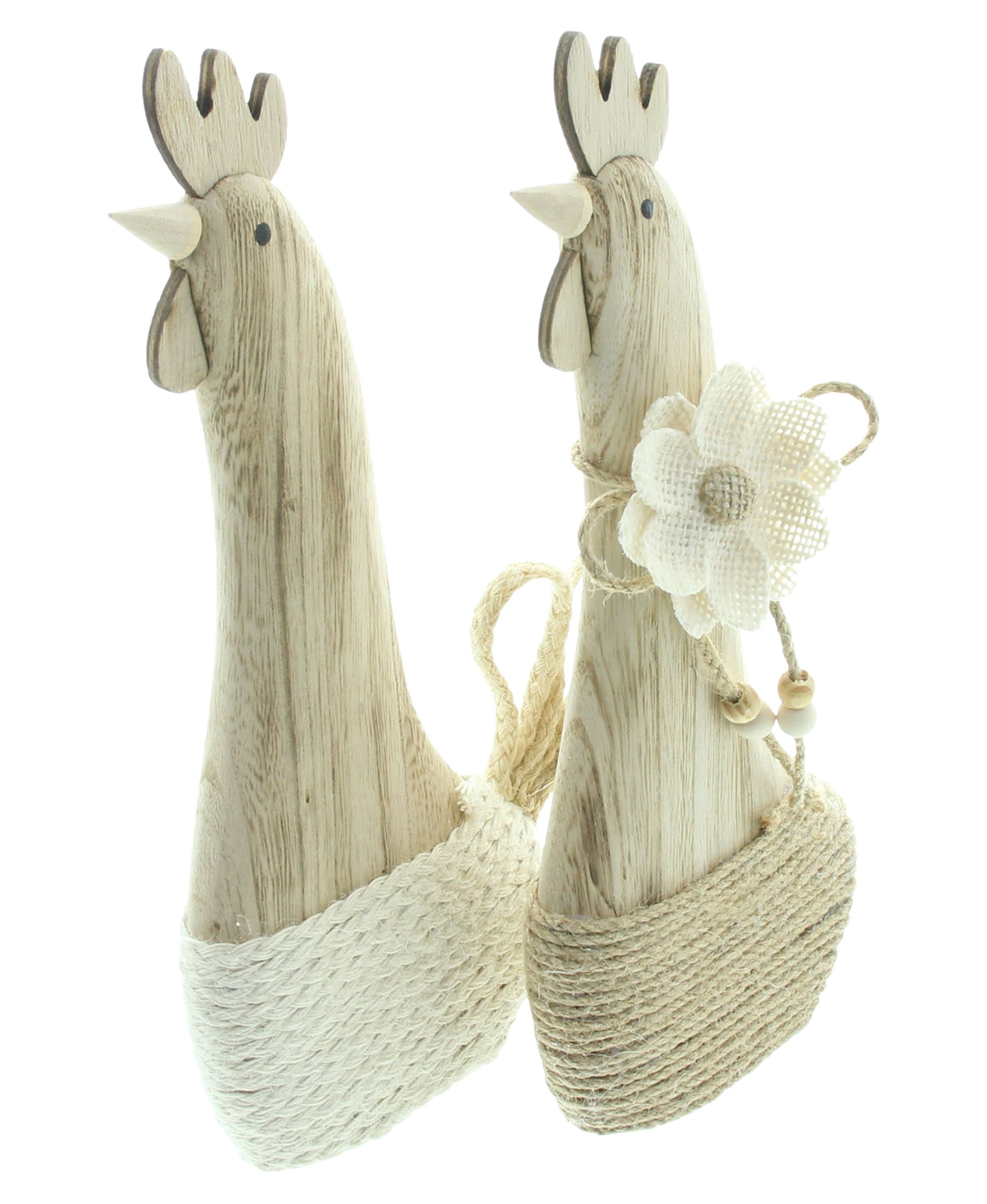 Acheter Lot de 2 poules "Bertha &amp; Louise"  dans la boutique en ligne de Frank Flechtwaren pour Lapin &amp; co