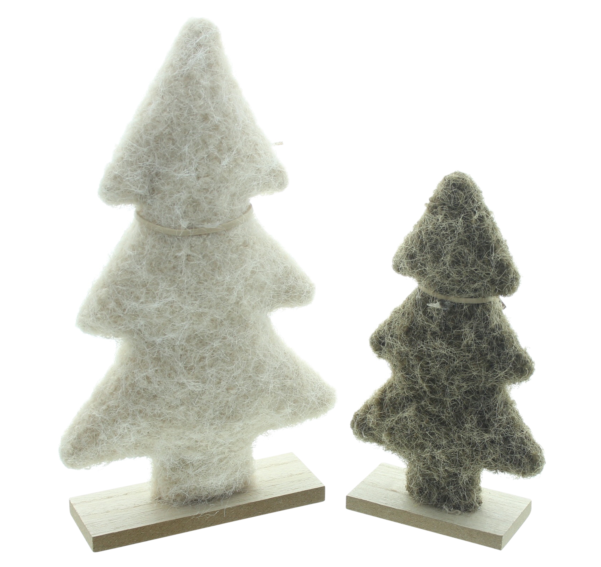 Acheter Lot de 2 sapins "beige &amp; brun"  dans la boutique en ligne de Frank Flechtwaren pour Sapins