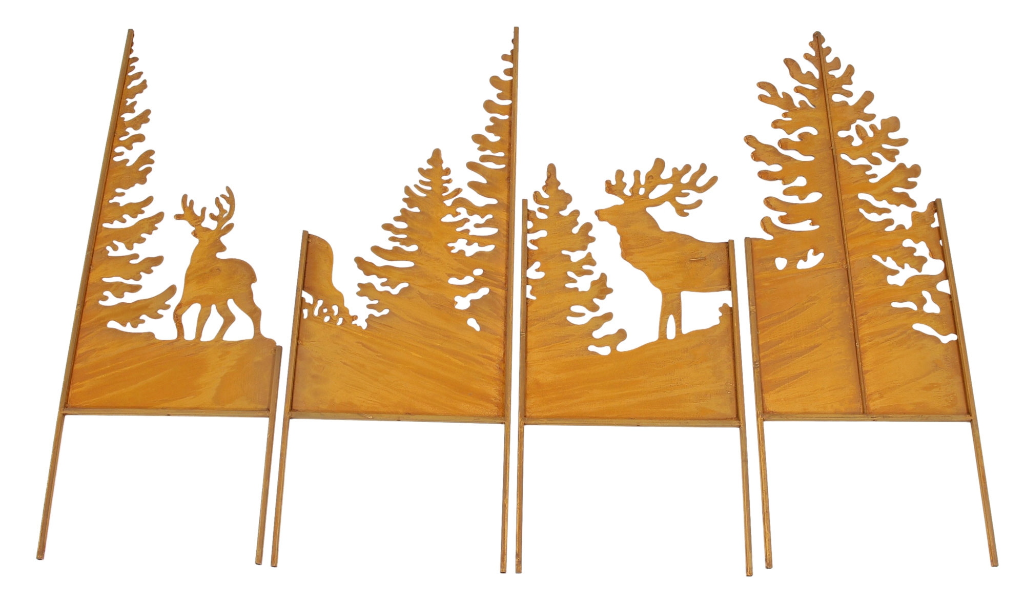 Acheter Pic "animaux de la forêt", 4pcs  dans la boutique en ligne de Frank Flechtwaren pour Pics de jardin