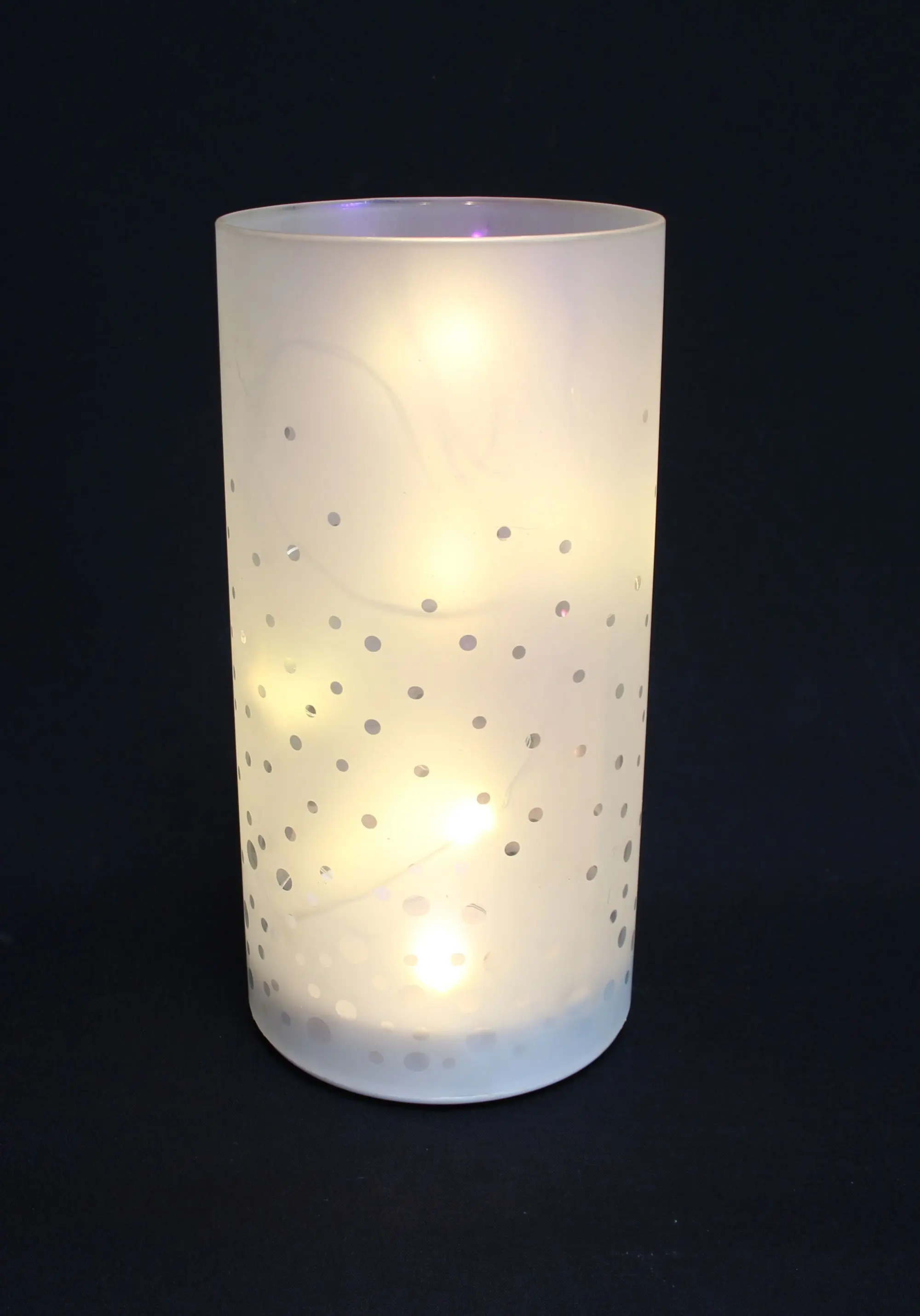Acheter Verre LED "tourbillon de neige"  dans la boutique en ligne de Frank Flechtwaren pour Décoration de table LED
