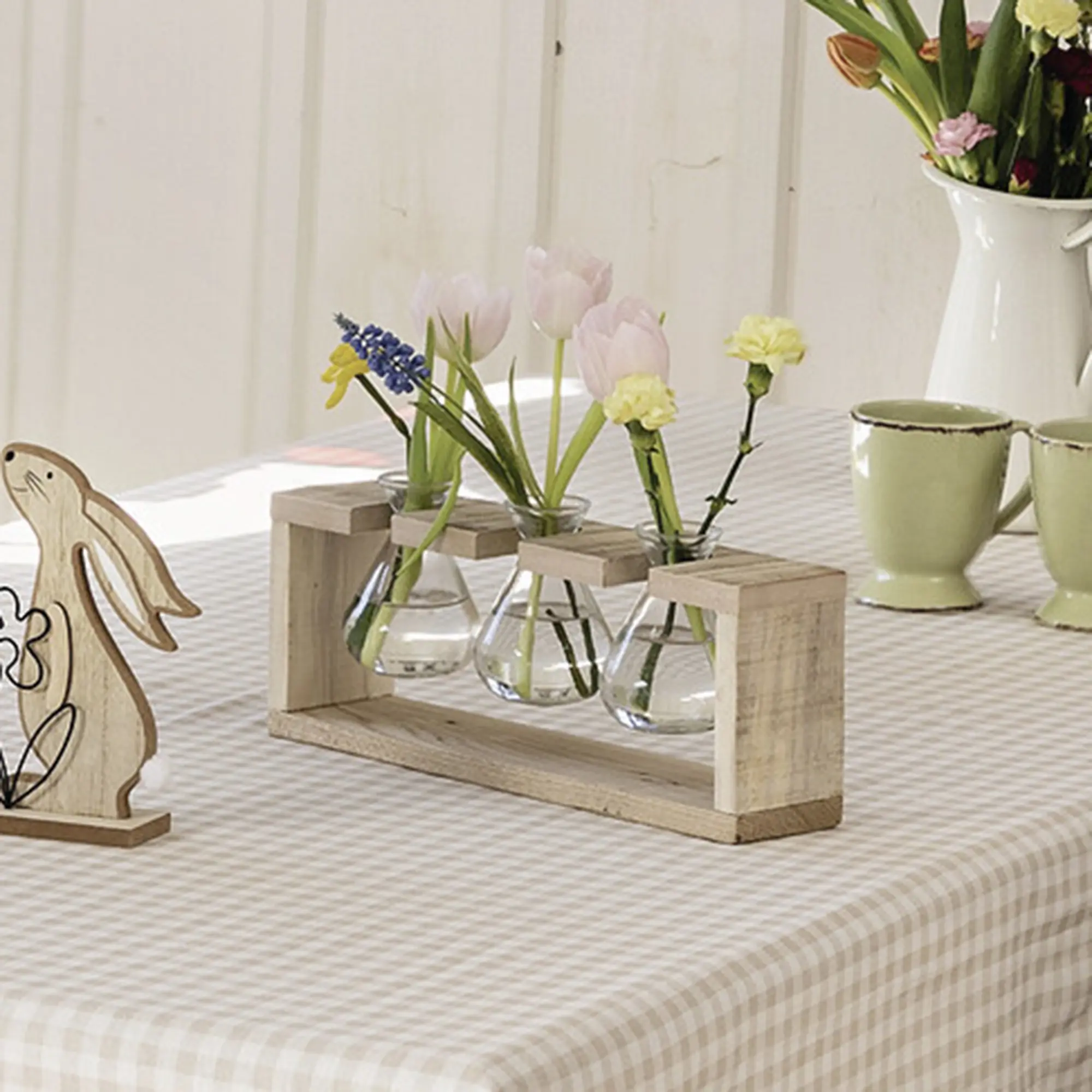 Acheter Porte-vases "Wood"  dans la boutique en ligne de Frank Flechtwaren