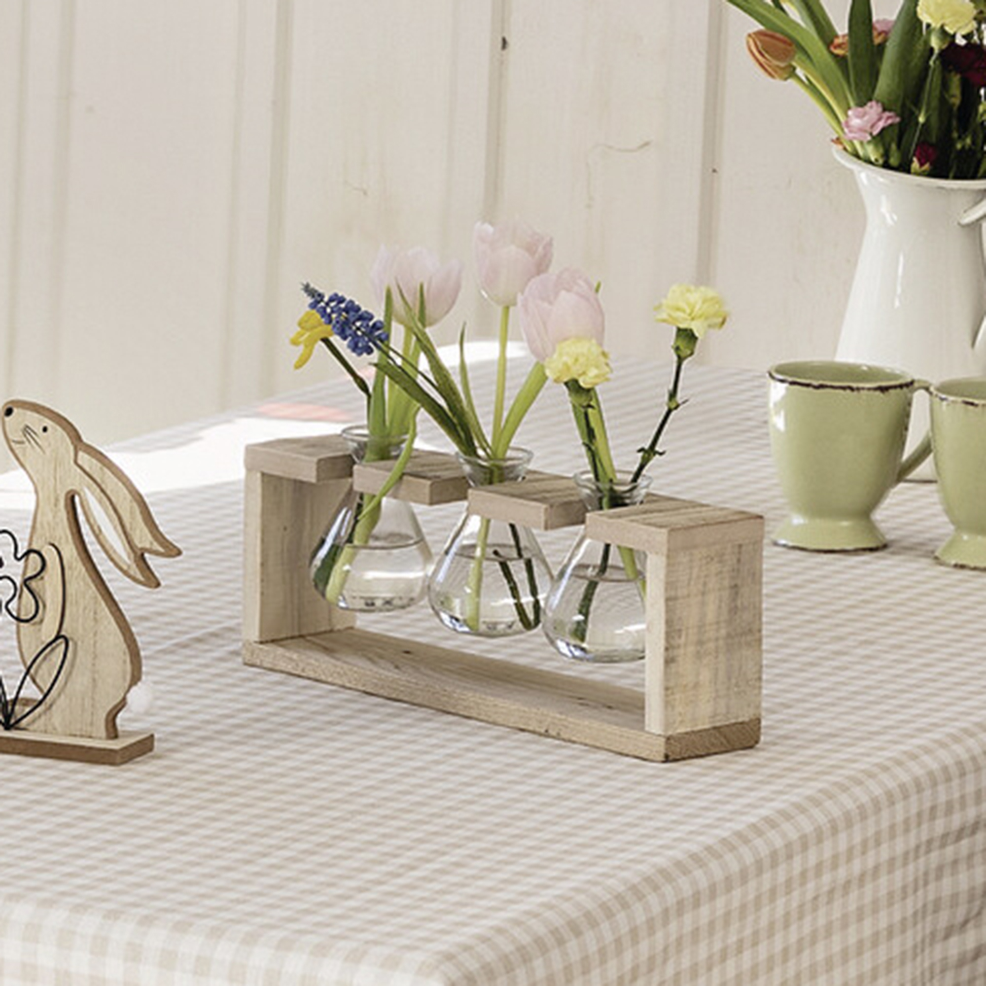 Acheter Porte-vases "Wood"  dans la boutique en ligne de Frank Flechtwaren