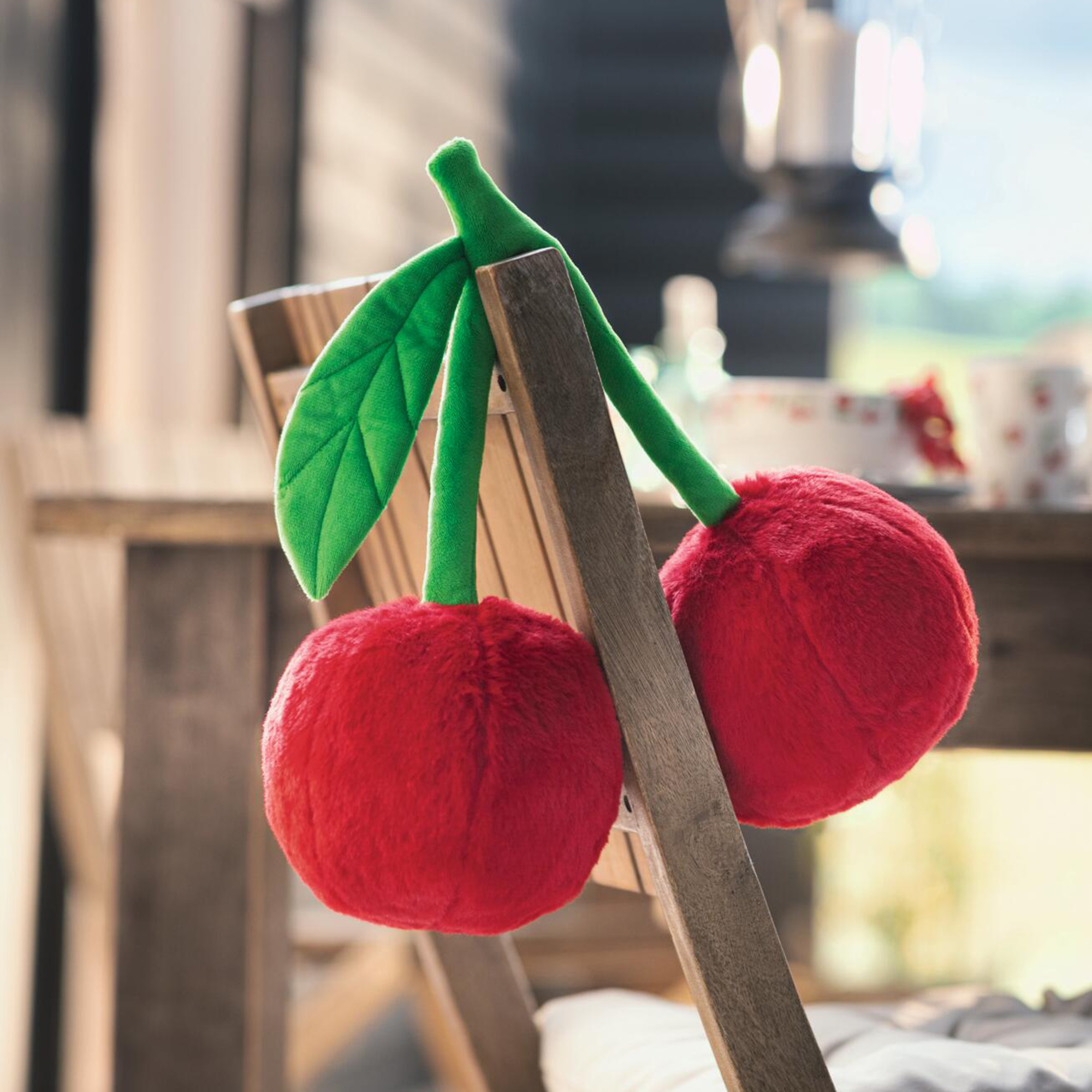 Acheter Déco pluche "cherry"  dans la boutique en ligne de Frank Flechtwaren