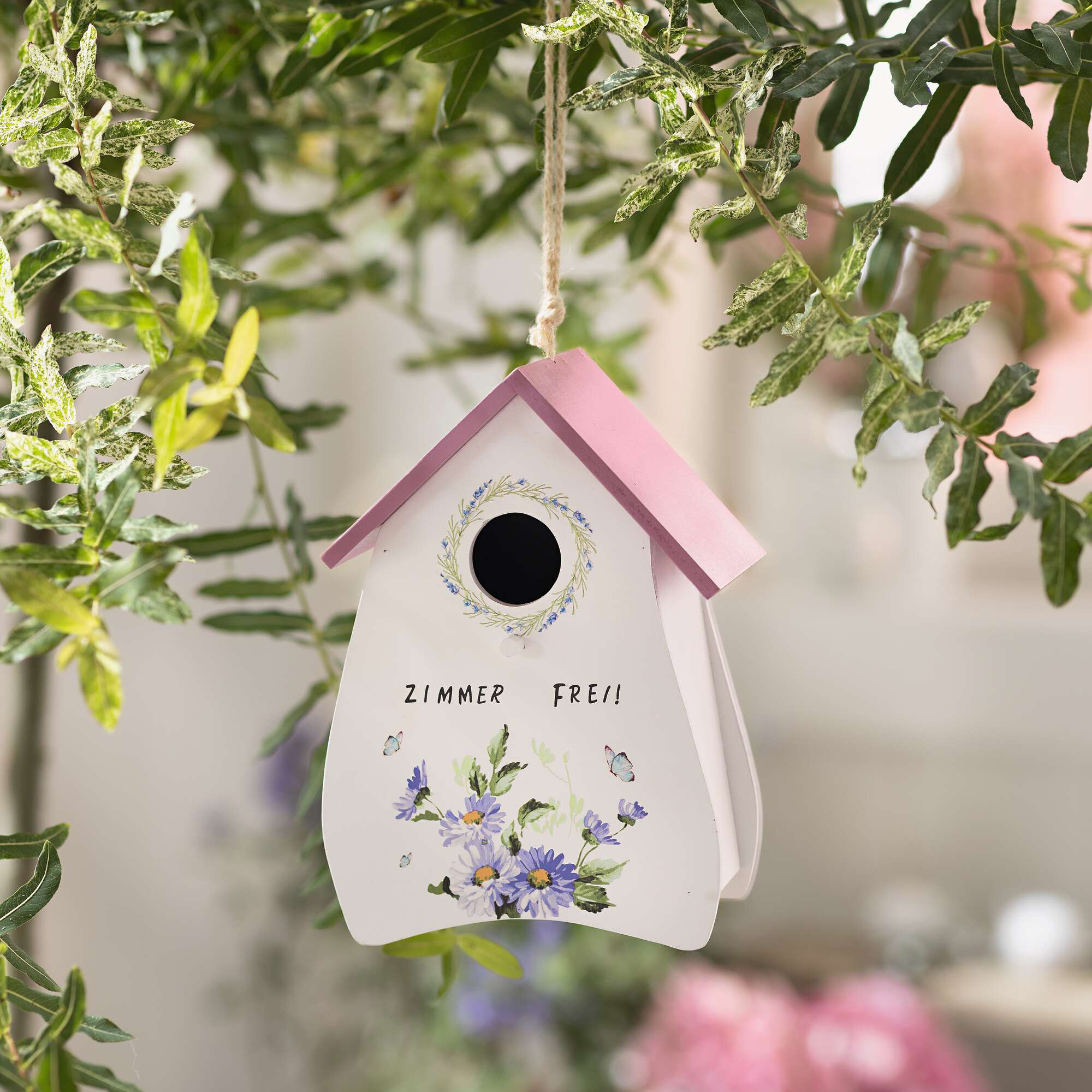 Acheter Nichoir "Zimmer frei"  dans la boutique en ligne de Frank Flechtwaren