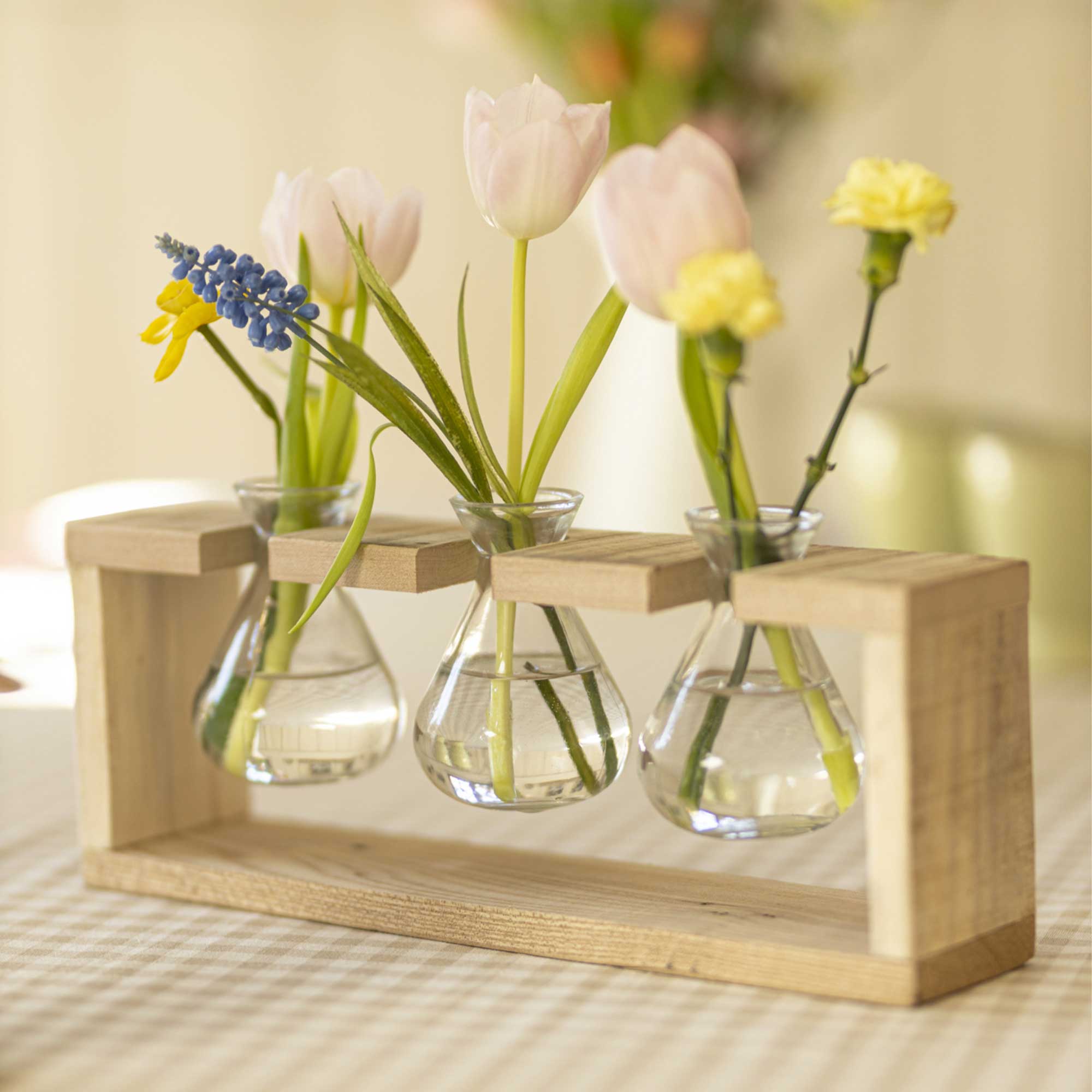 Acheter Porte-vases "Wood"  dans la boutique en ligne de Frank Flechtwaren