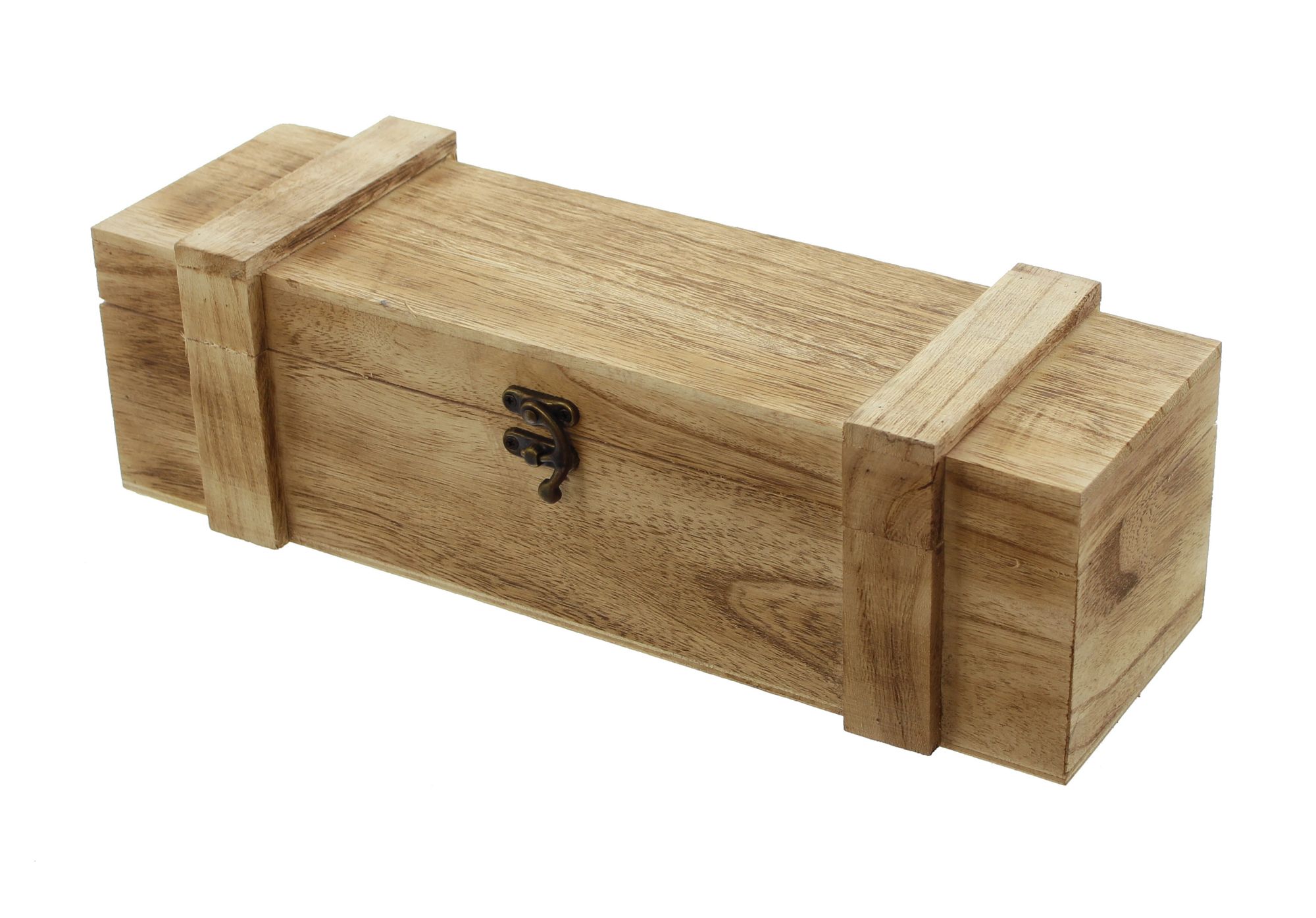 Acheter Coffret en bois "rustique" pour 1 bouteille  dans la boutique en ligne de Frank Flechtwaren pour Amateur de vin