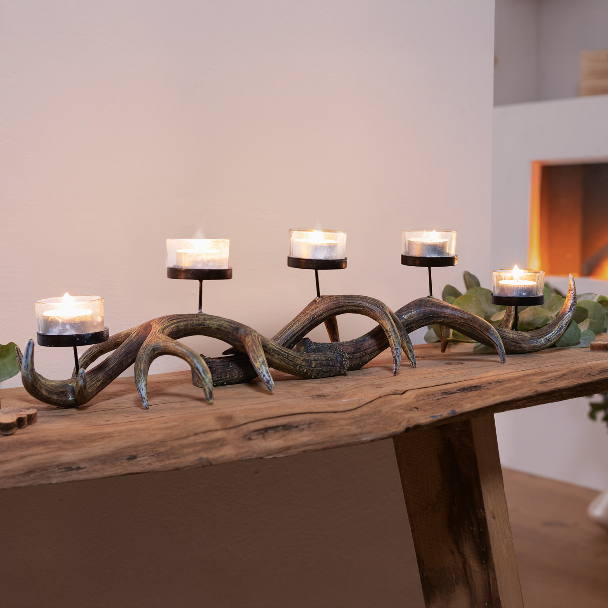 Acheter Bougeoir "bois de cerf"  dans la boutique en ligne de Frank Flechtwaren