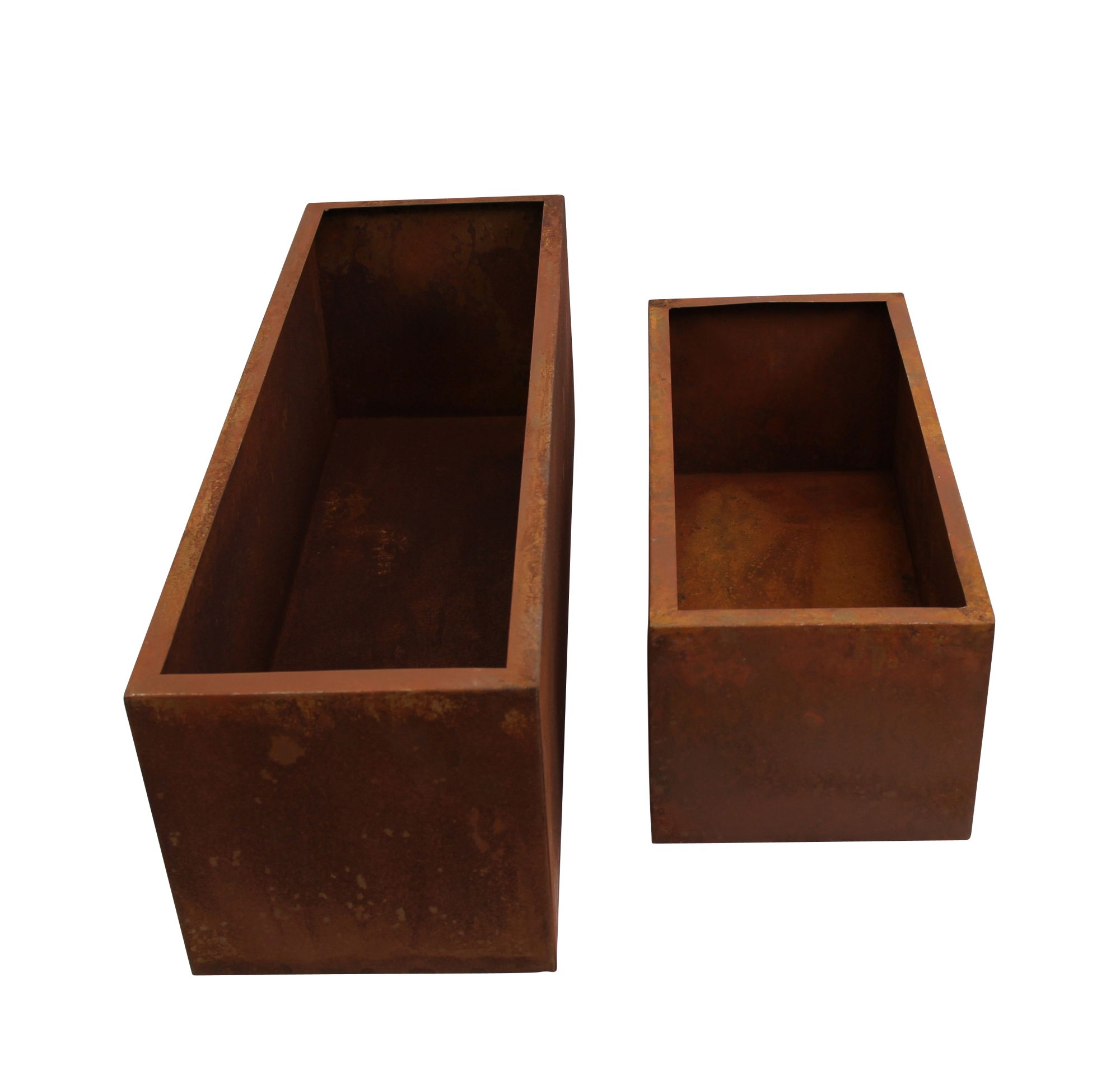 Acheter Lot de 2 jardinières "rouille" dans la boutique en ligne de Frank Flechtwaren pour Pots de fleurs Acheter Lot de 2 jardinières "rouille" dans la boutique en ligne de Frank Flechtwaren pour Pots de fleurs