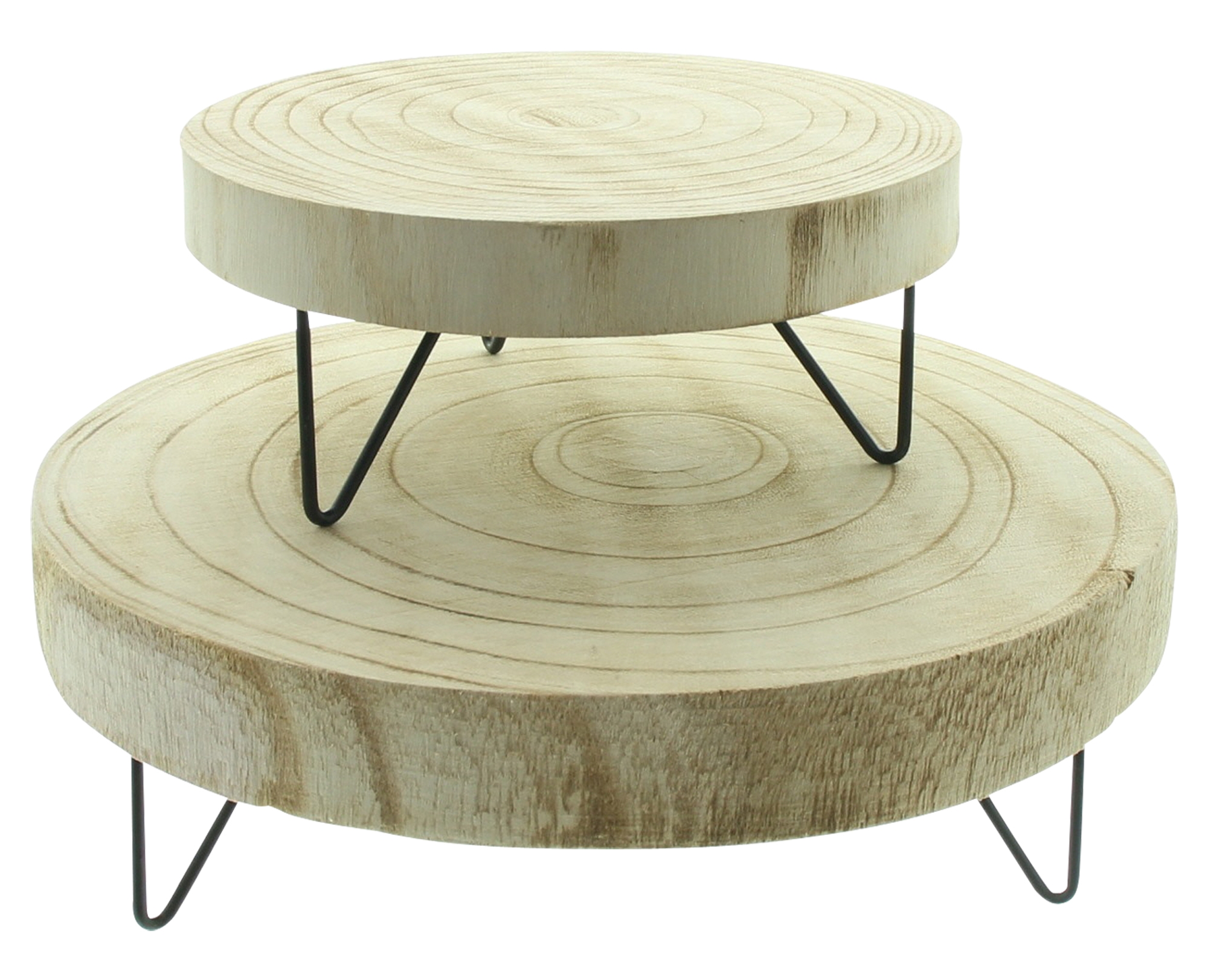 Acheter Lot de 2 disque en bois "nature"  dans la boutique en ligne de Frank Flechtwaren pour Nouvel arrivage