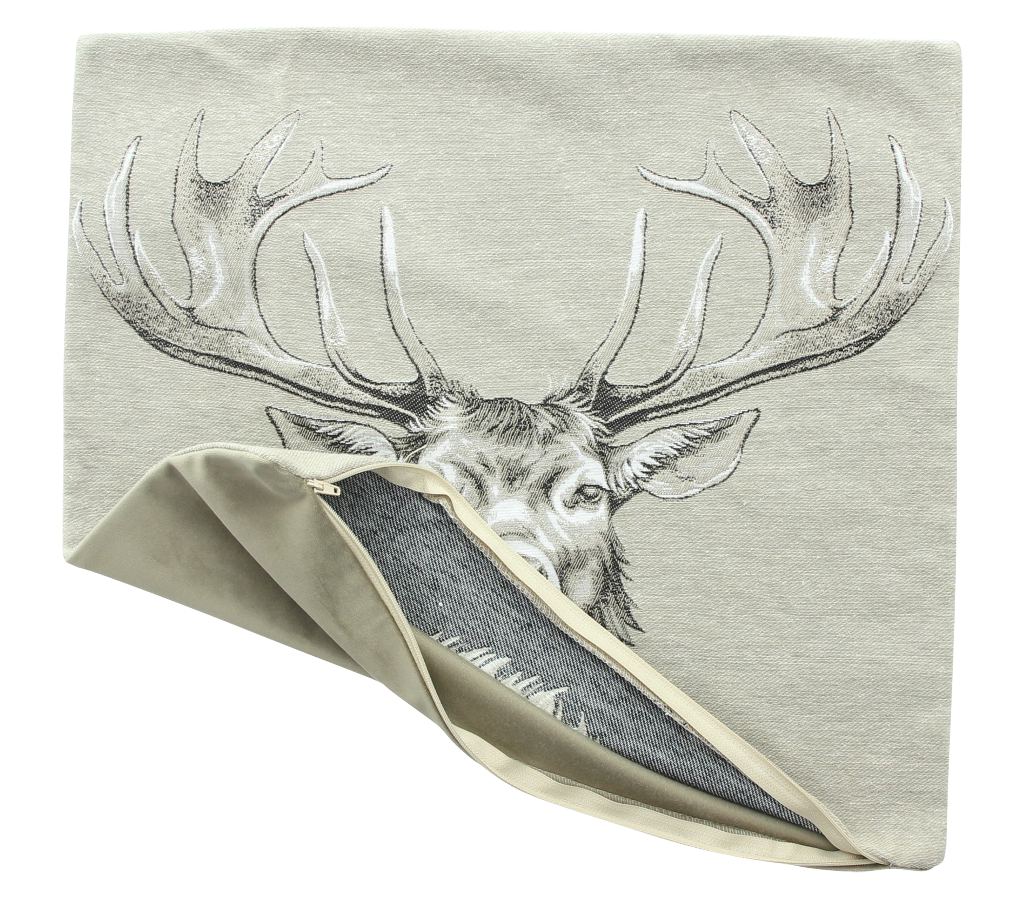 Acheter Housse de coussin "Cozy Deer"  dans la boutique en ligne de Frank Flechtwaren pour Remplissages