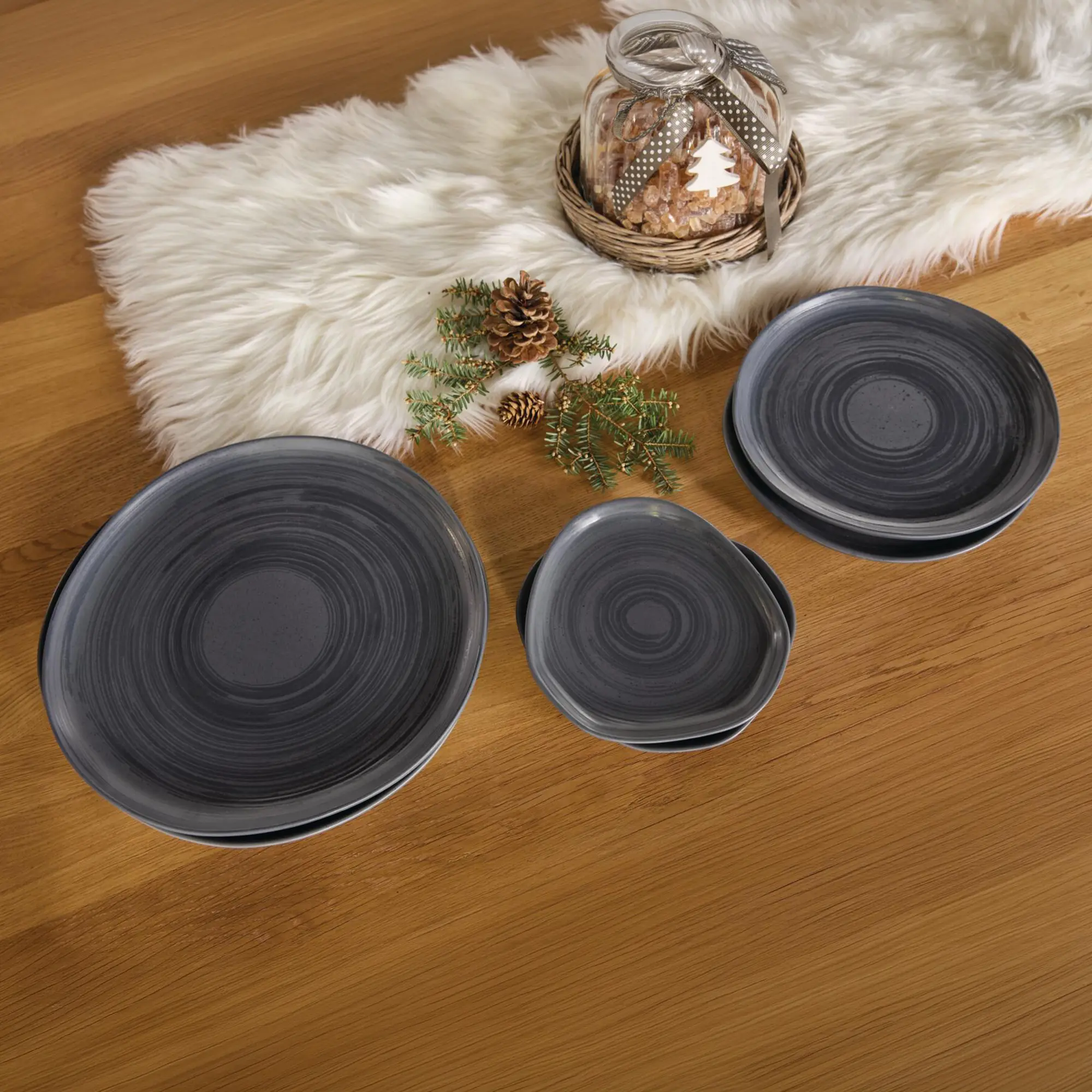 Acheter Grande assiette « Circle », 2 lot de dans la boutique en ligne de Frank Flechtwaren pour Cuisine