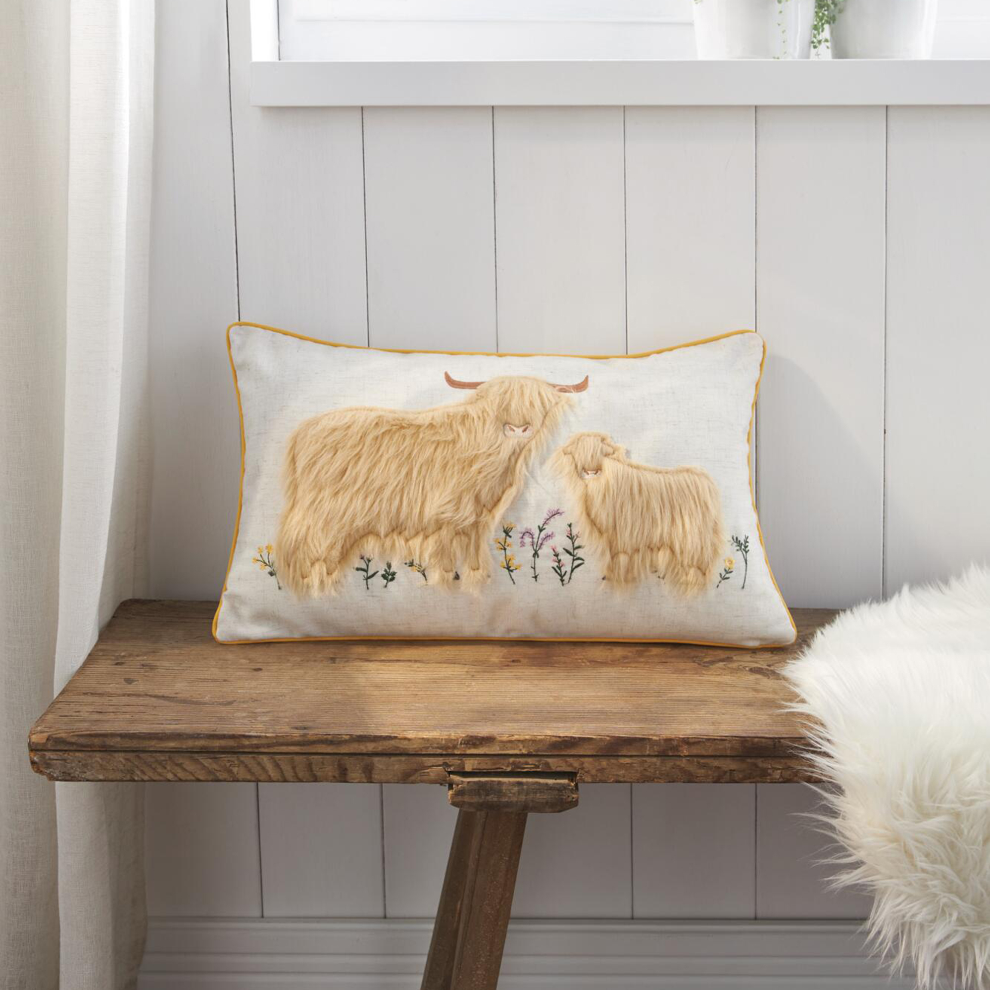 Acheter Housse de coussin "Highländer"  dans la boutique en ligne de Frank Flechtwaren