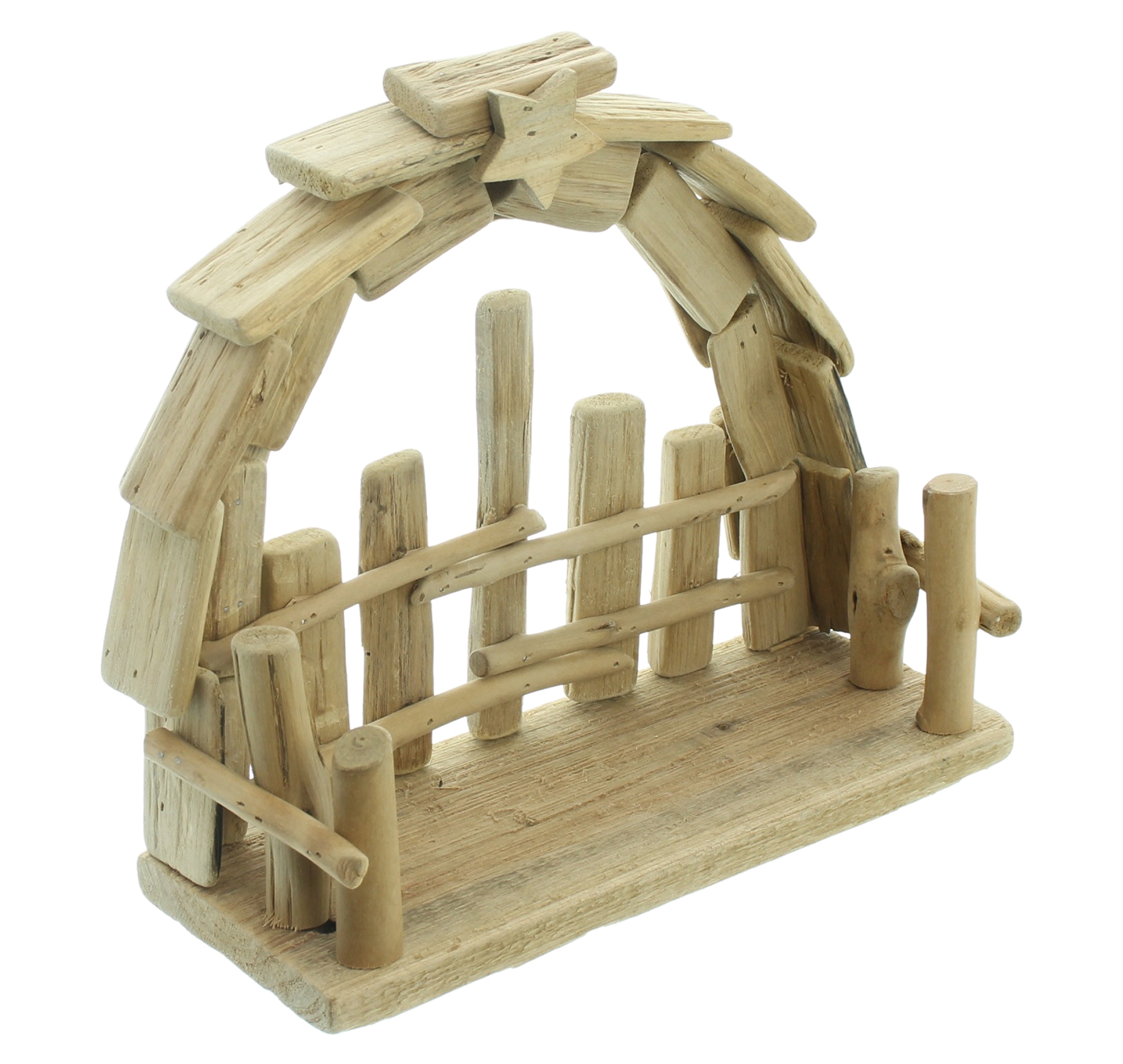 Acheter Crèche "nature"  dans la boutique en ligne de Frank Flechtwaren pour Noël