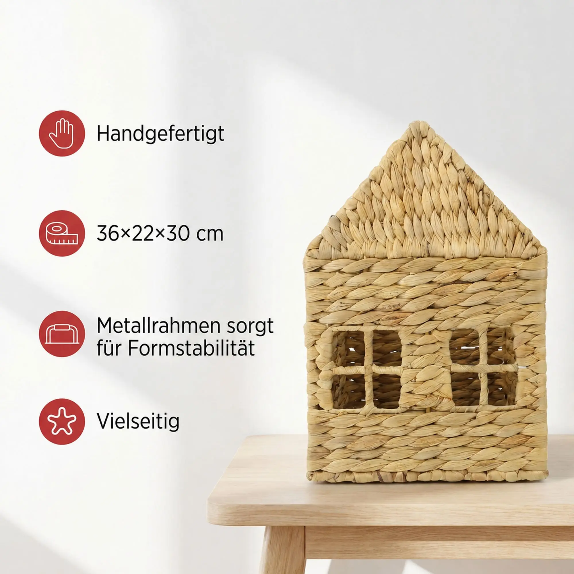 Acheter Porte-journaux "maison"  dans la boutique en ligne de Frank Flechtwaren pour Salon
