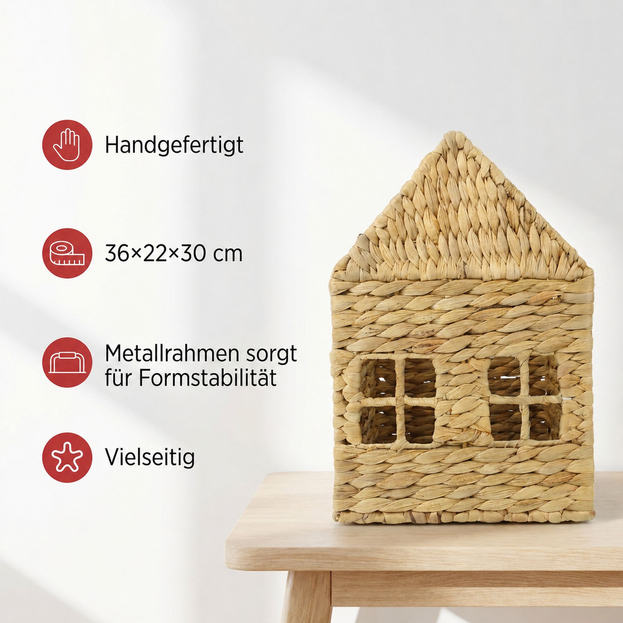 Acheter Porte-journaux "maison"  dans la boutique en ligne de Frank Flechtwaren pour Salon