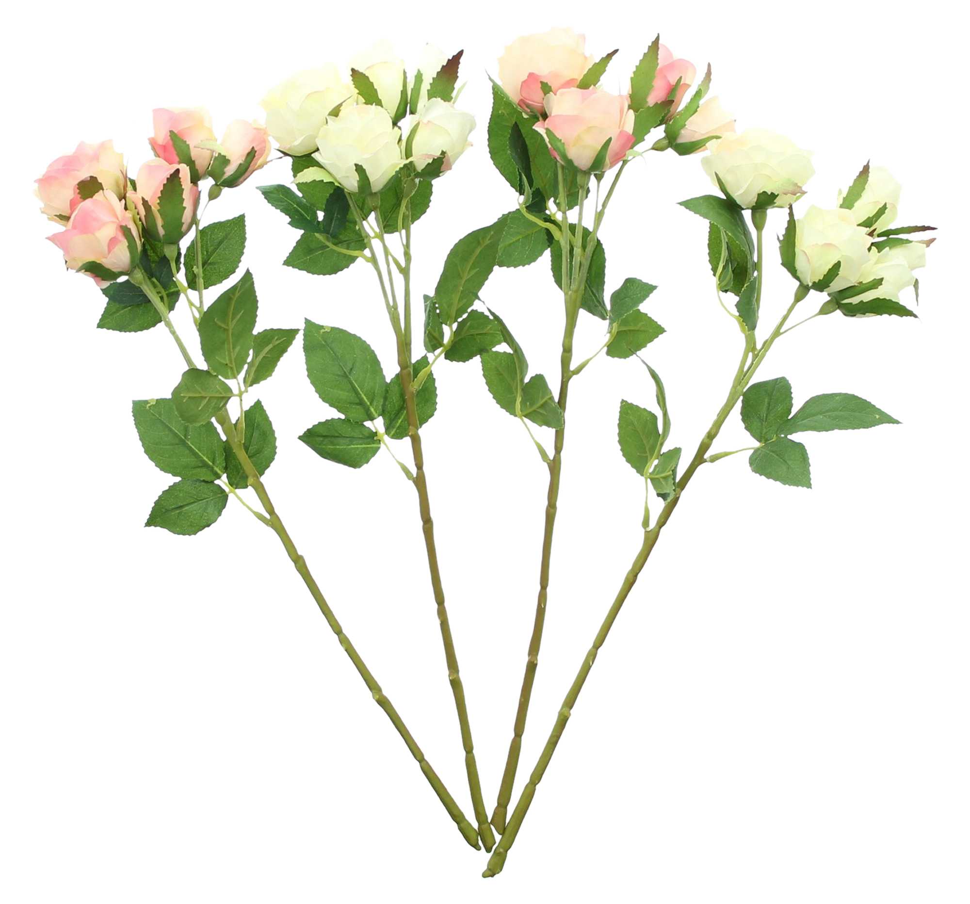 Acheter Lot de 4 fleurs synthétiques "amour de roses"  dans la boutique en ligne de Frank Flechtwaren pour Pâques
