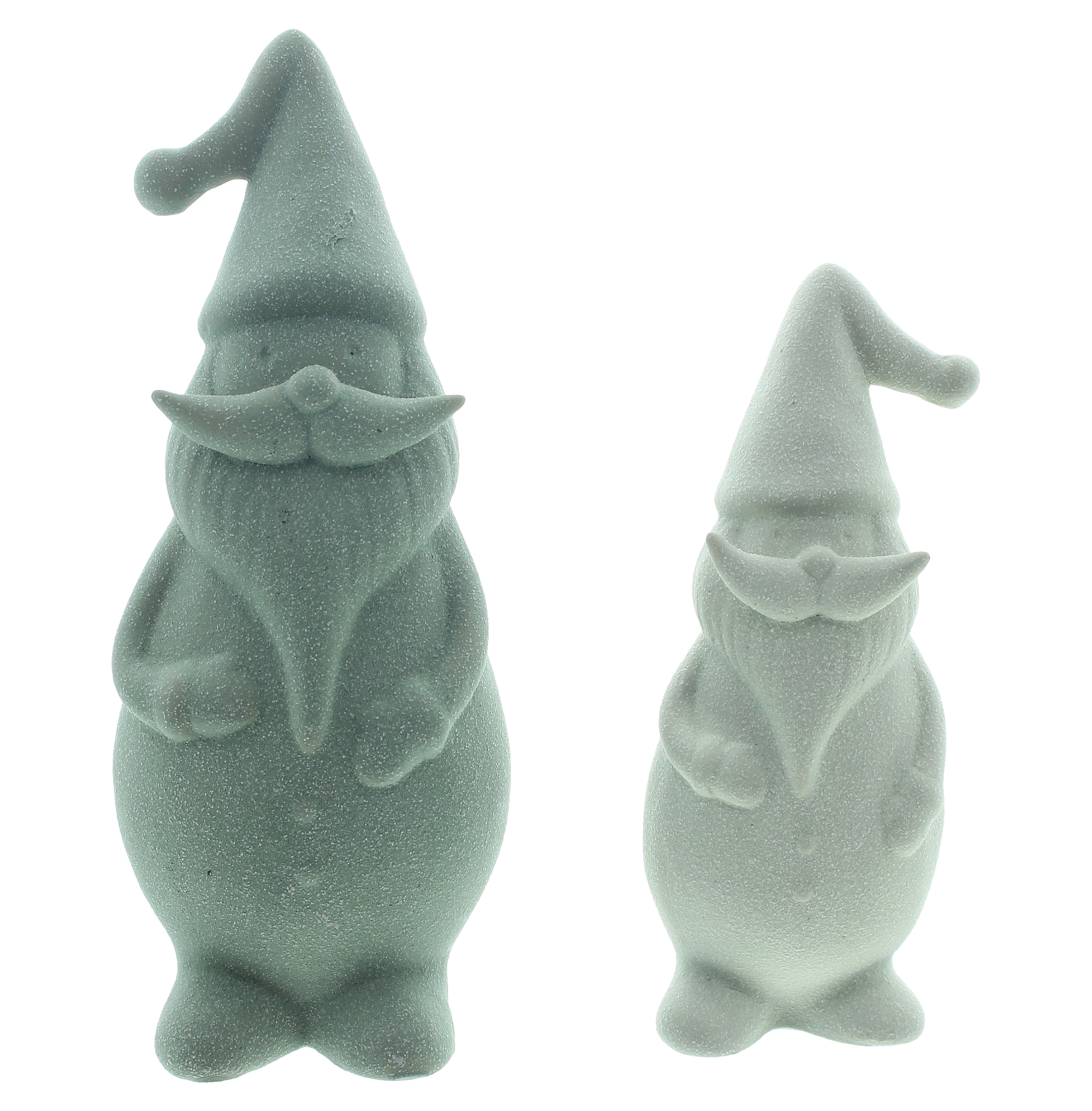 Acheter Lot de 2 Santas "Green"  dans la boutique en ligne de Frank Flechtwaren pour Pères Noël