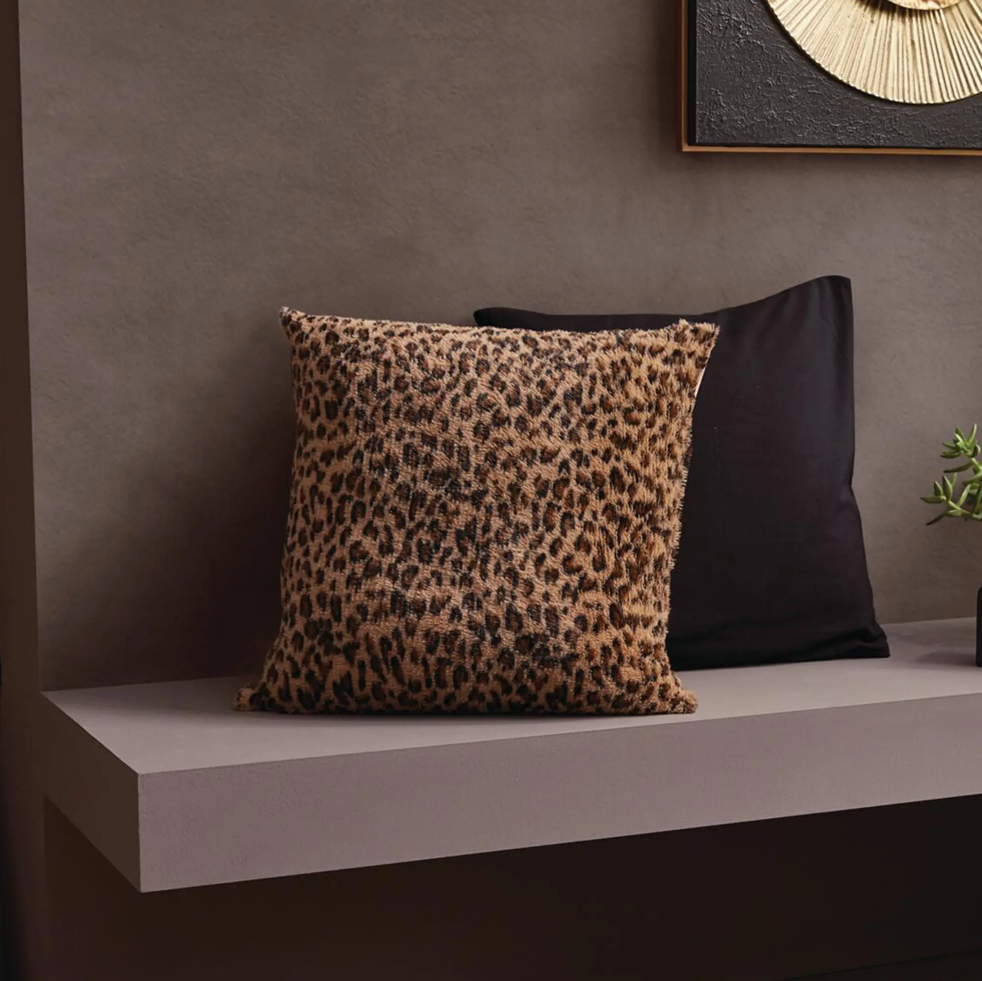 Acheter Housse de coussin "imprimé léopard"  dans la boutique en ligne de Frank Flechtwaren