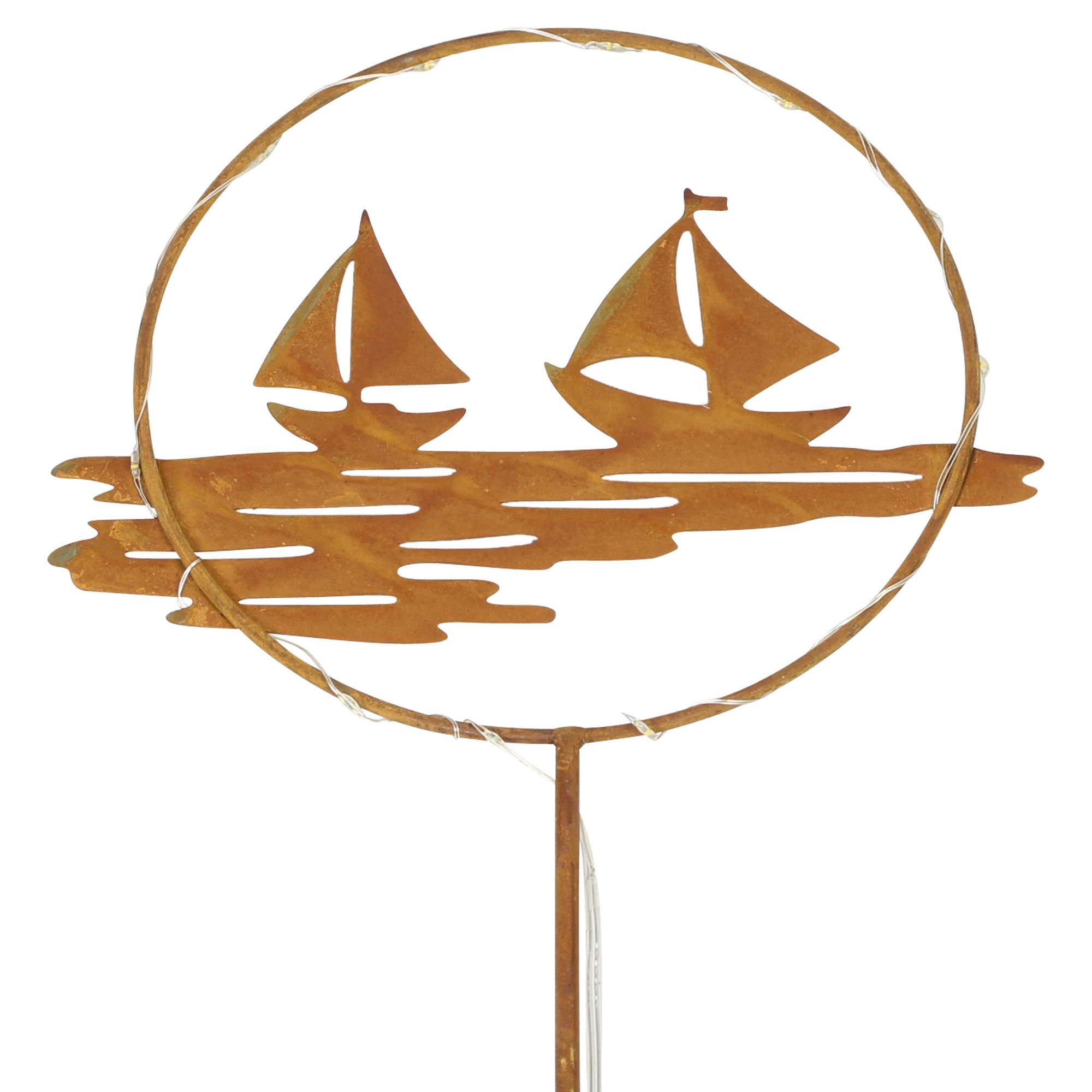 Acheter Pic LED "bateaux à voile"  dans la boutique en ligne de Frank Flechtwaren pour Luminaires de jardin