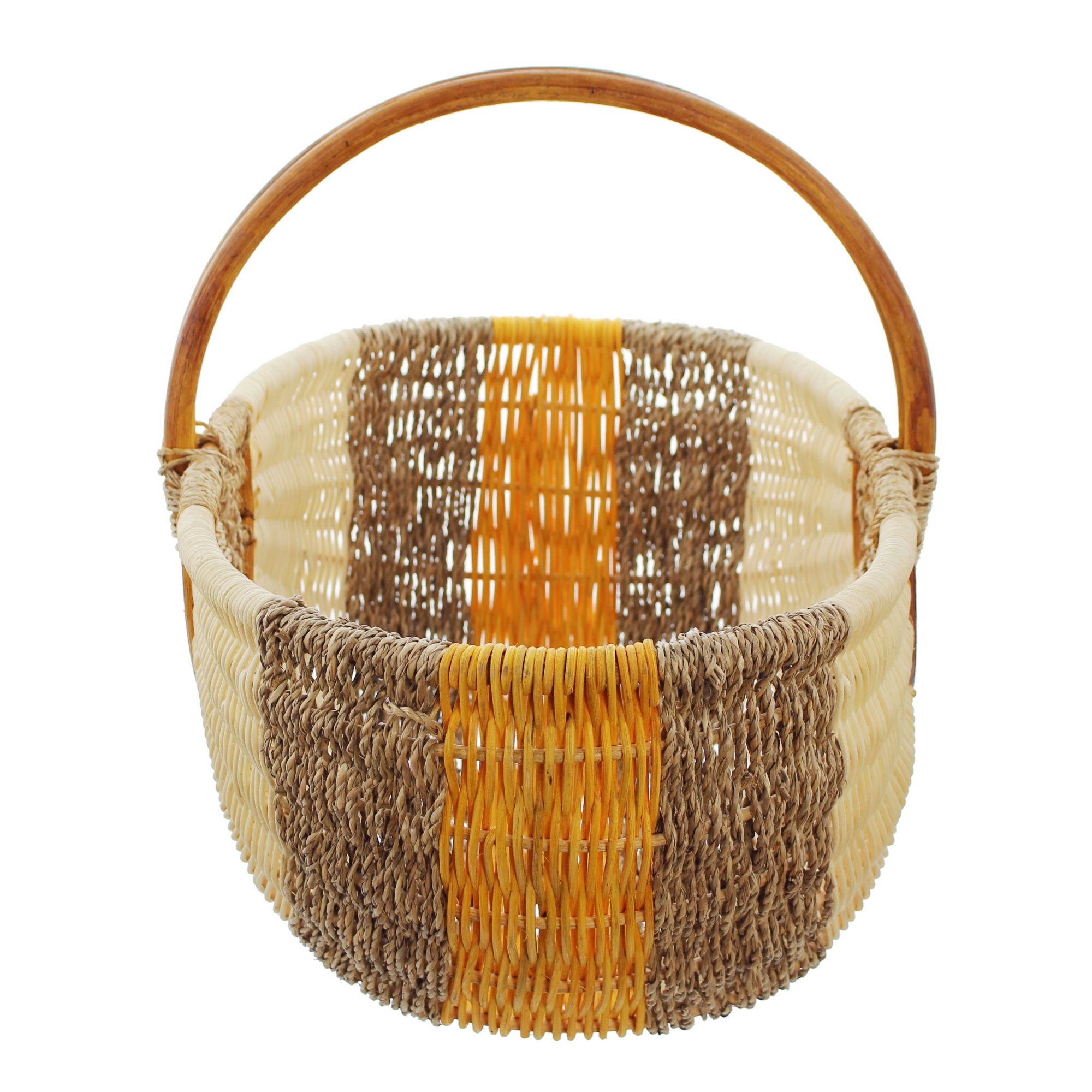 Acheter Panier à courses "orange/nature" dans la boutique en ligne de Frank Flechtwaren pour Paniers à provisions Acheter Panier à courses "orange/nature" dans la boutique en ligne de Frank Flechtwaren pour Paniers à provisions