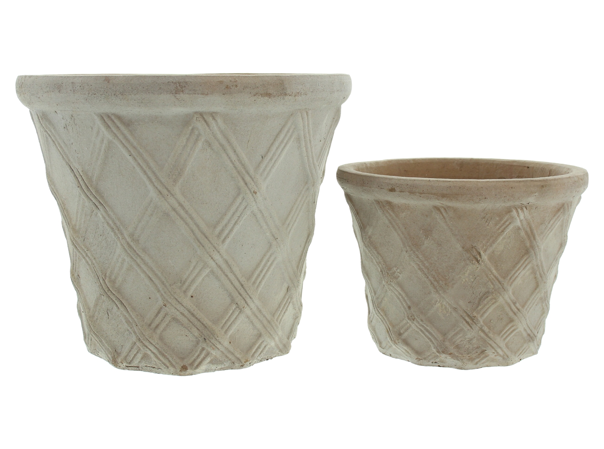 Acheter Lot de 2 jardinières "losange"  dans la boutique en ligne de Frank Flechtwaren pour Pots de fleurs