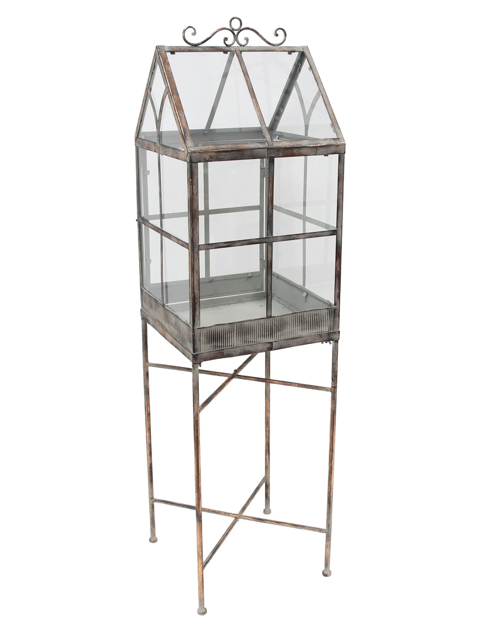 Acheter Serre décorative « Metallic Vintage » dans la boutique en ligne de Frank Flechtwaren pour Maison, Maisonette &amp; co.