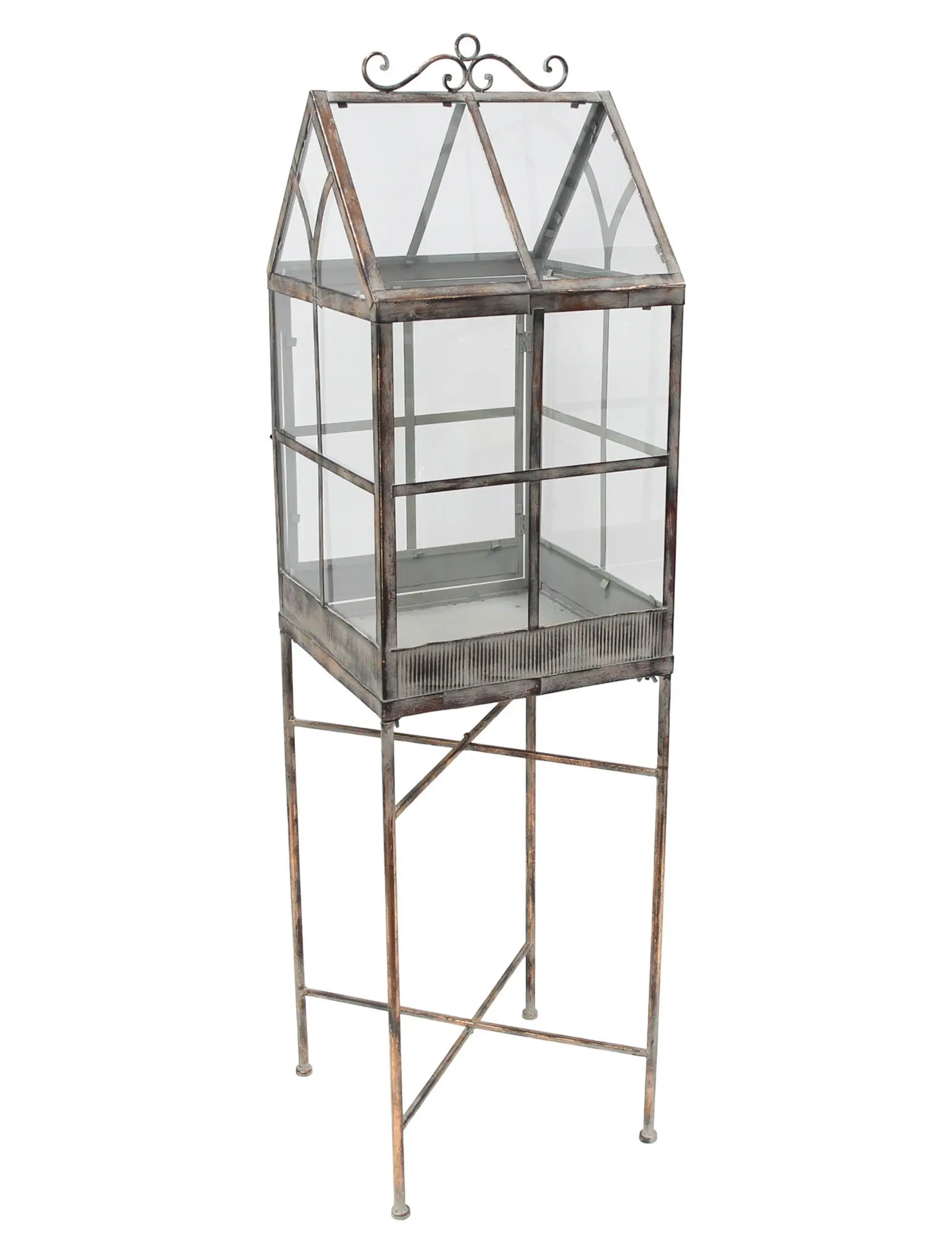 Acheter Serre décorative « Metallic Vintage » dans la boutique en ligne de Frank Flechtwaren pour Maisons décoratives