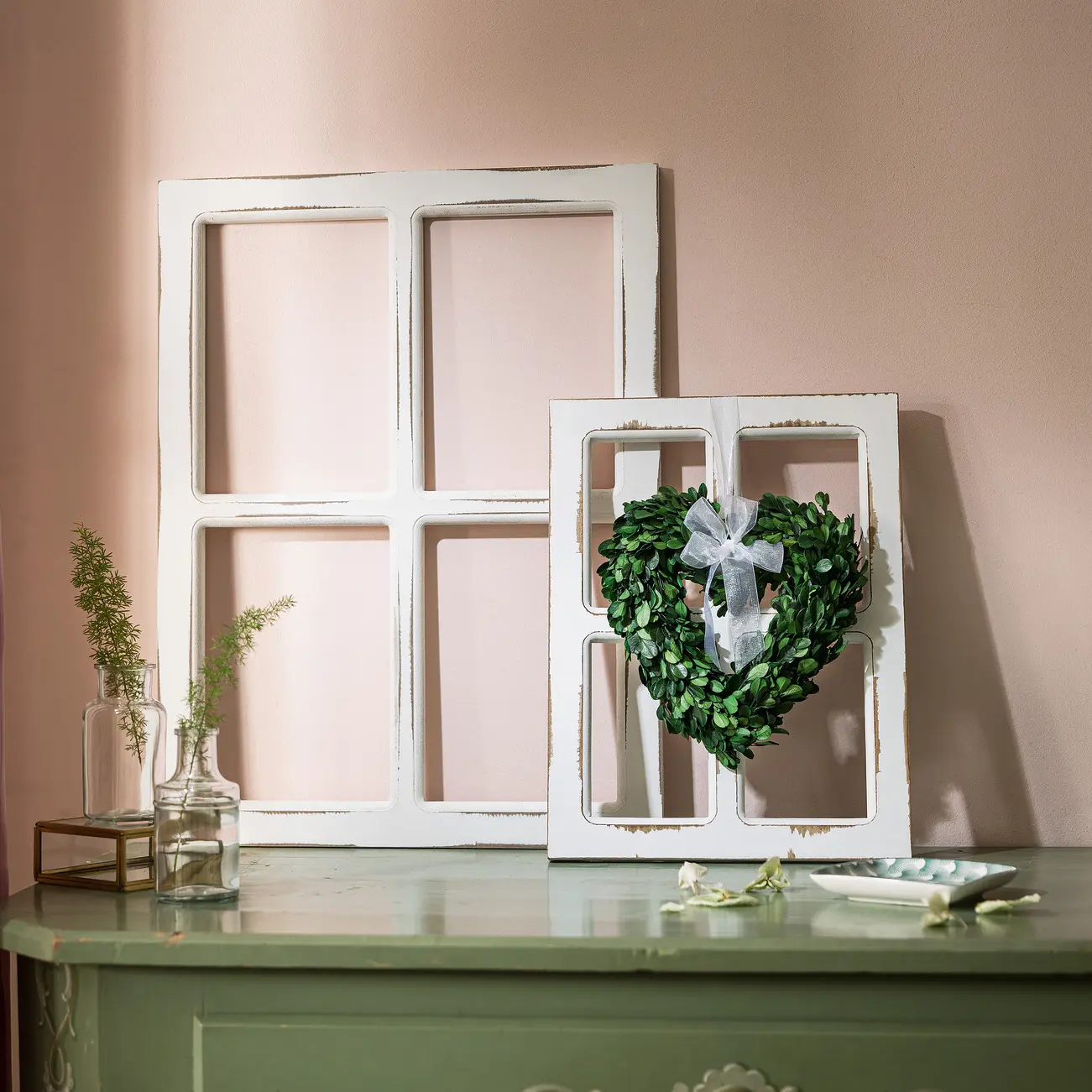 Acheter Lot de 2 fenêtres décoratives "Shabby"  dans la boutique en ligne de Frank Flechtwaren pour Pâques