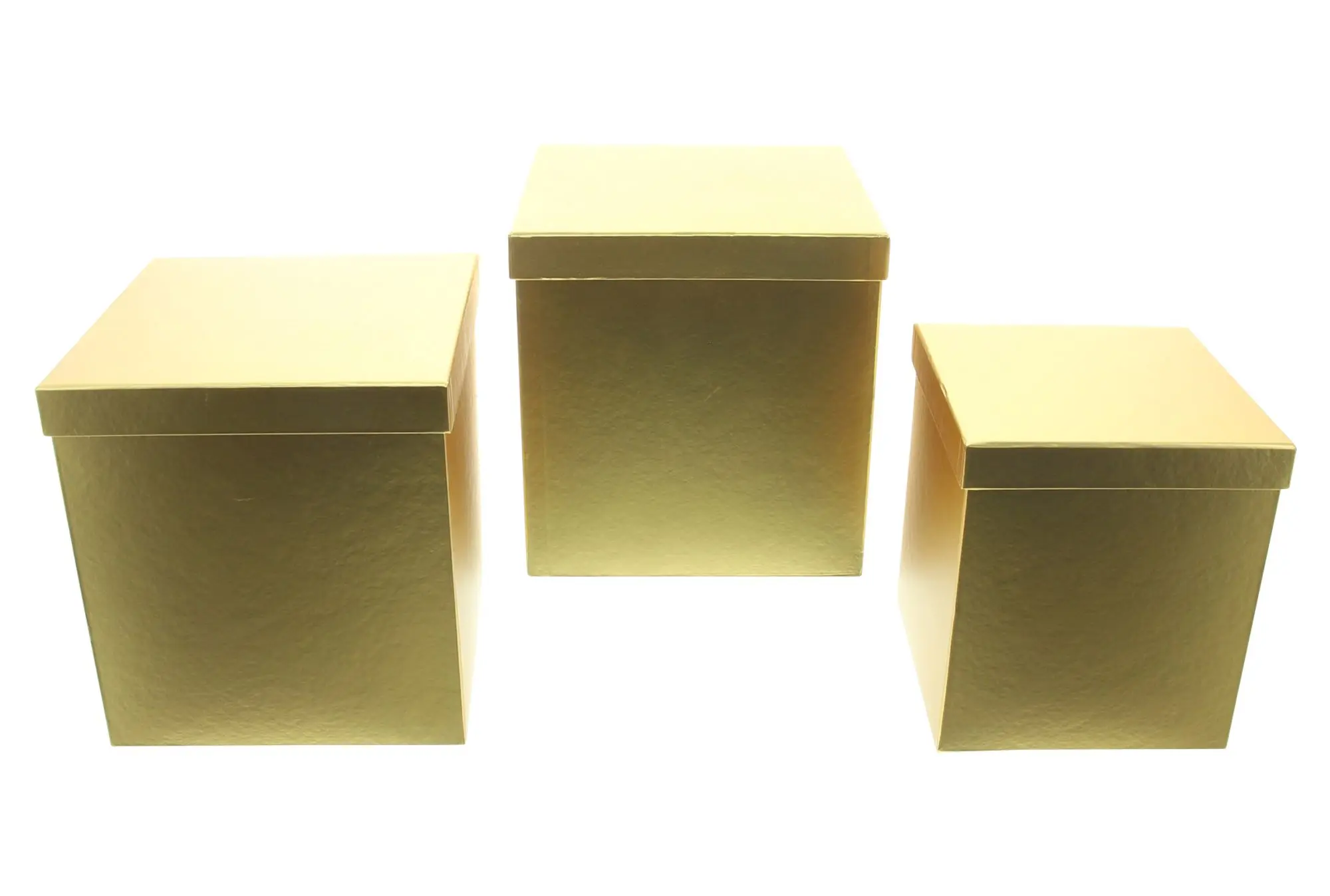Acheter Coffret cadeau « Goldschimmer », lot de 3  dans la boutique en ligne de Frank Flechtwaren pour Coffrets cadeaux