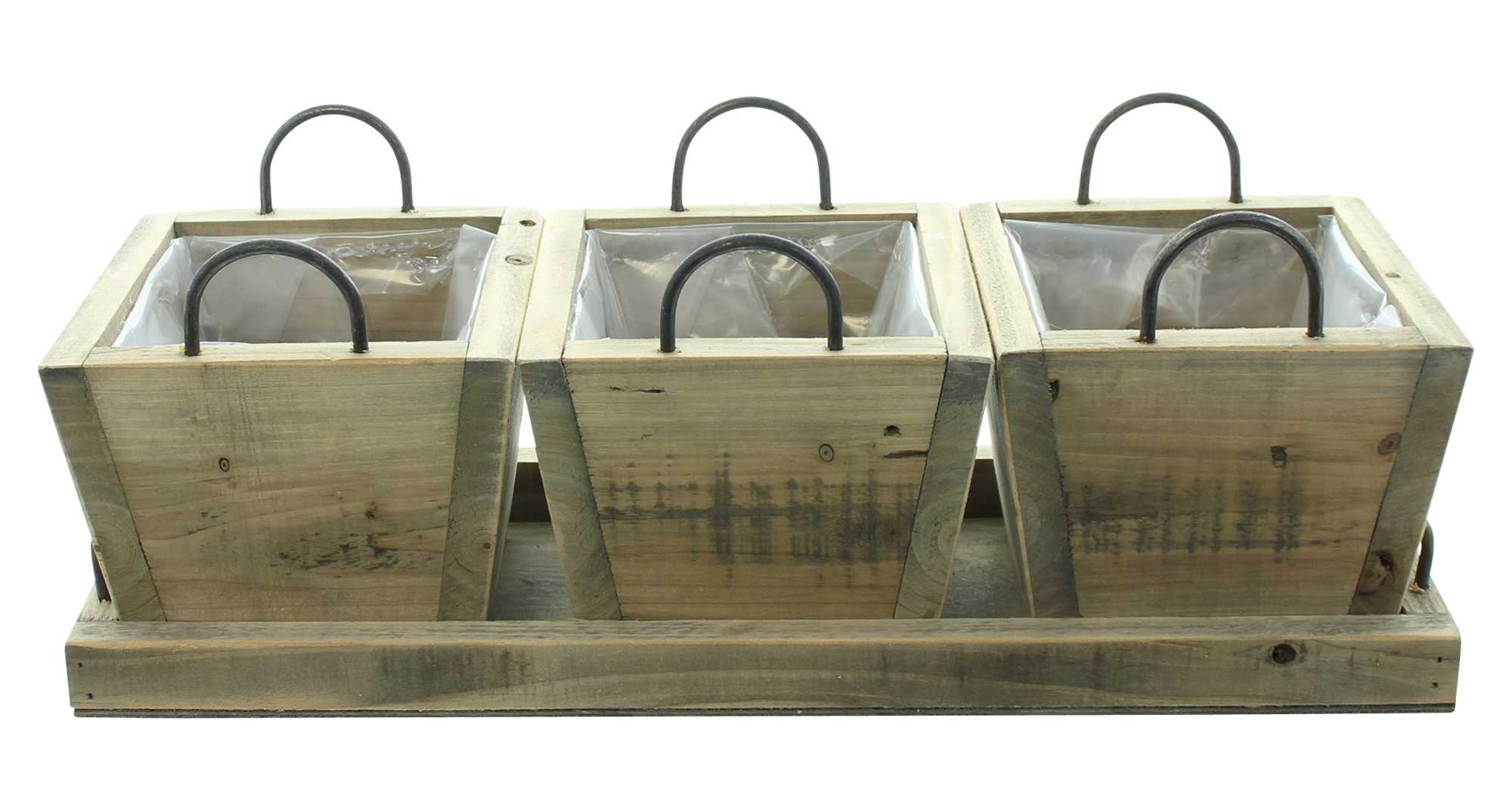 Acheter Jardinière "recyclé-chic"  dans la boutique en ligne de Frank Flechtwaren pour Pots de fleurs