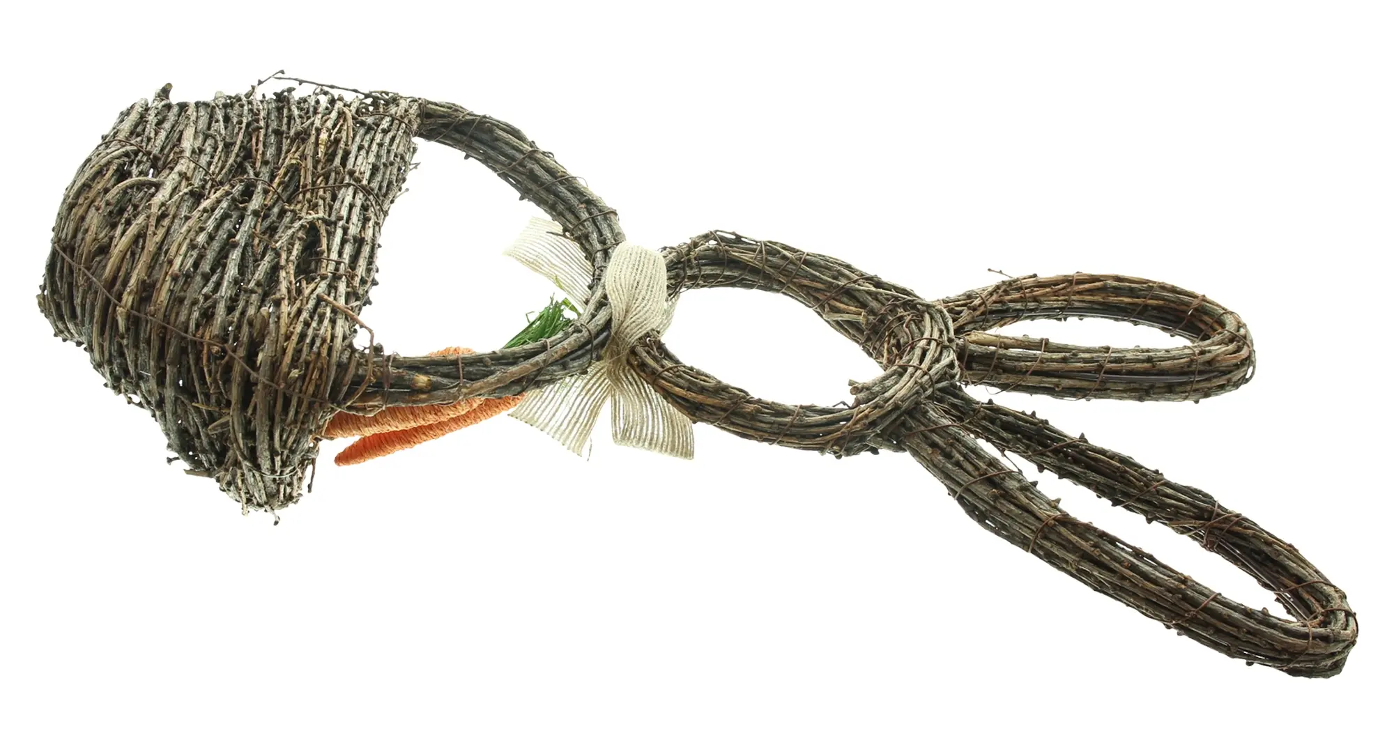 Acheter Accroche murale "panier lapin "  dans la boutique en ligne de Frank Flechtwaren pour Nature et vert