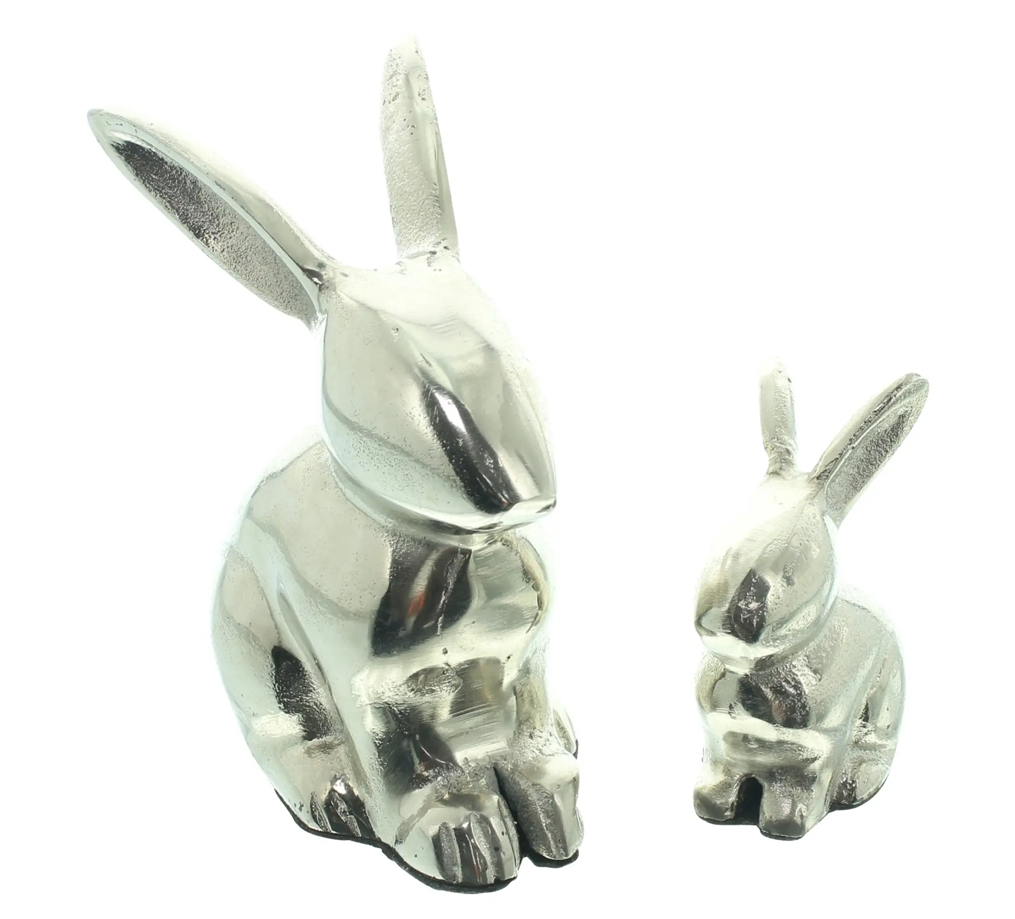Acheter Lot de 2 figures "lapin argenté"  dans la boutique en ligne de Frank Flechtwaren pour Lapin &amp; co