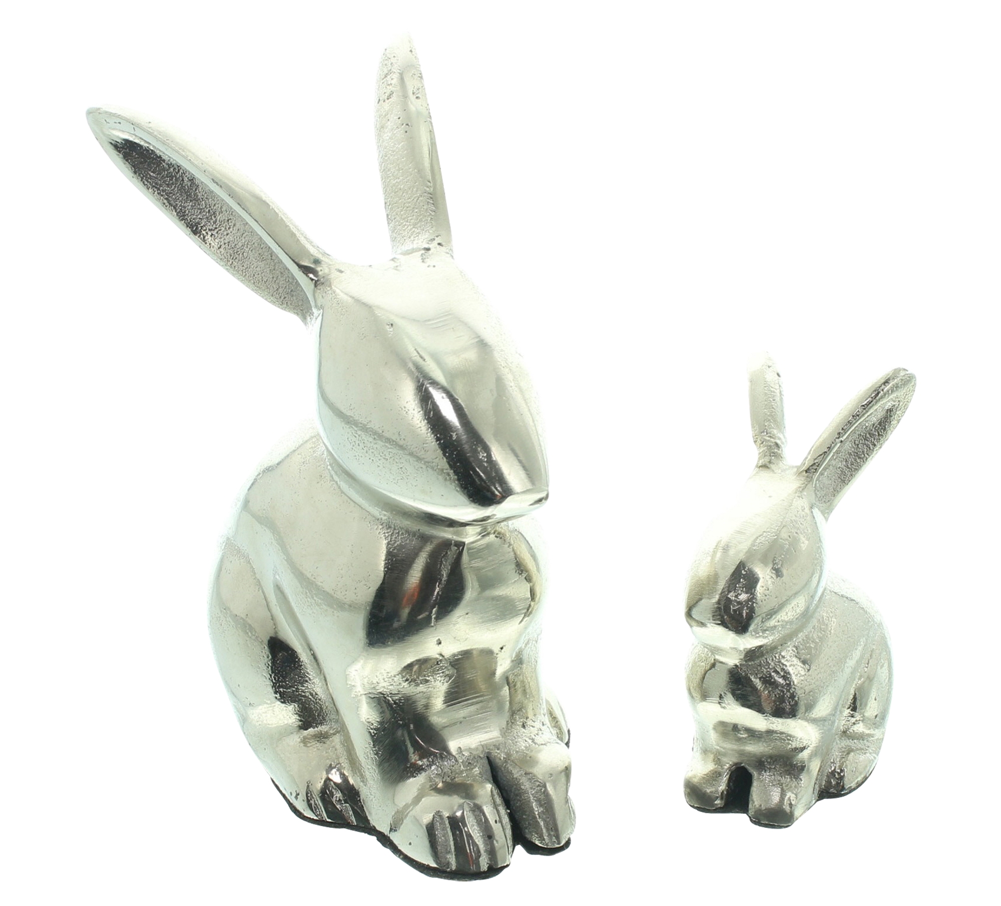 Acheter Lot de 2 figures "lapin argenté"  dans la boutique en ligne de Frank Flechtwaren pour Nouvel arrivage
