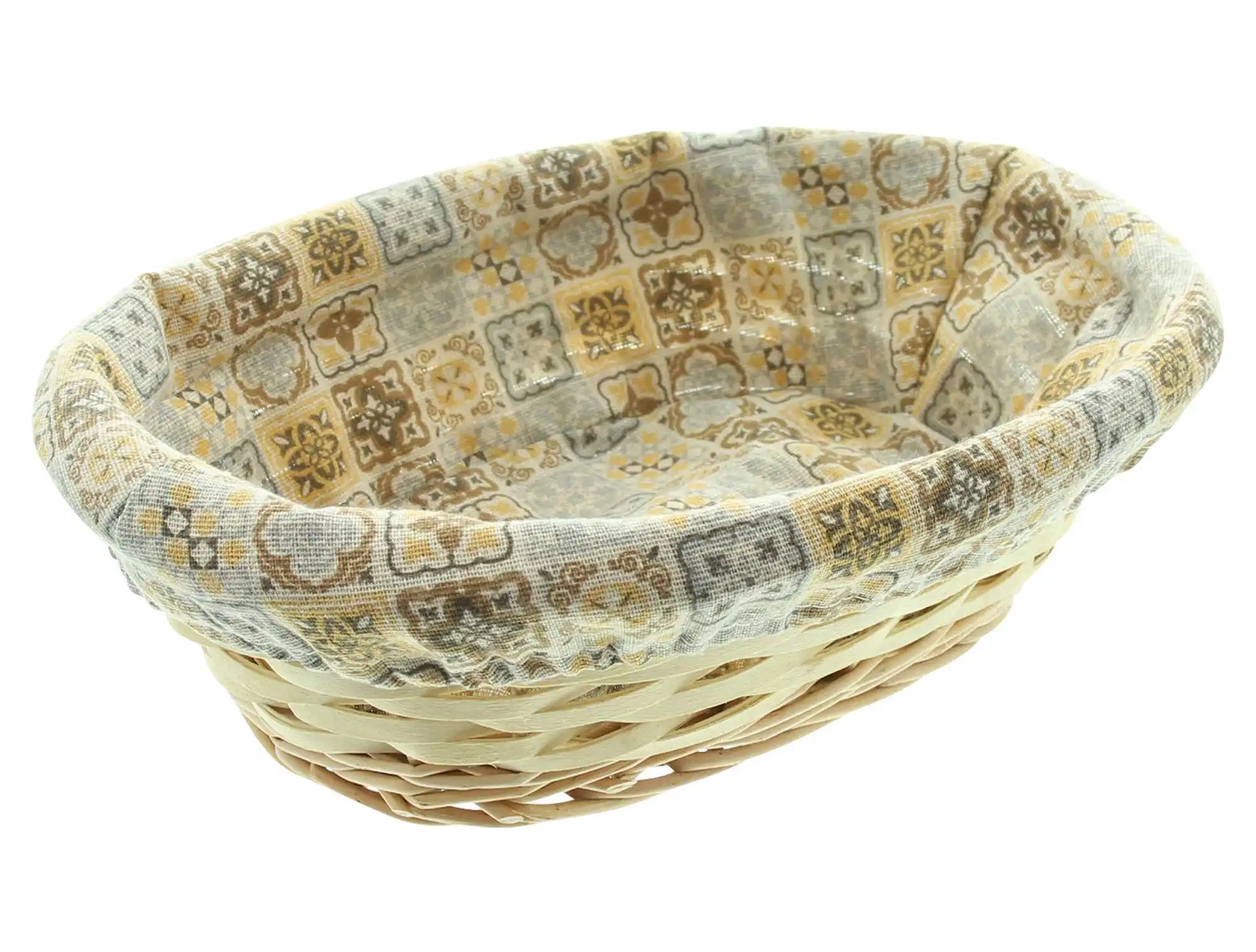Acheter Panier de remplissage "Mosaïque", ovale  dans la boutique en ligne de Frank Flechtwaren pour Cuisine