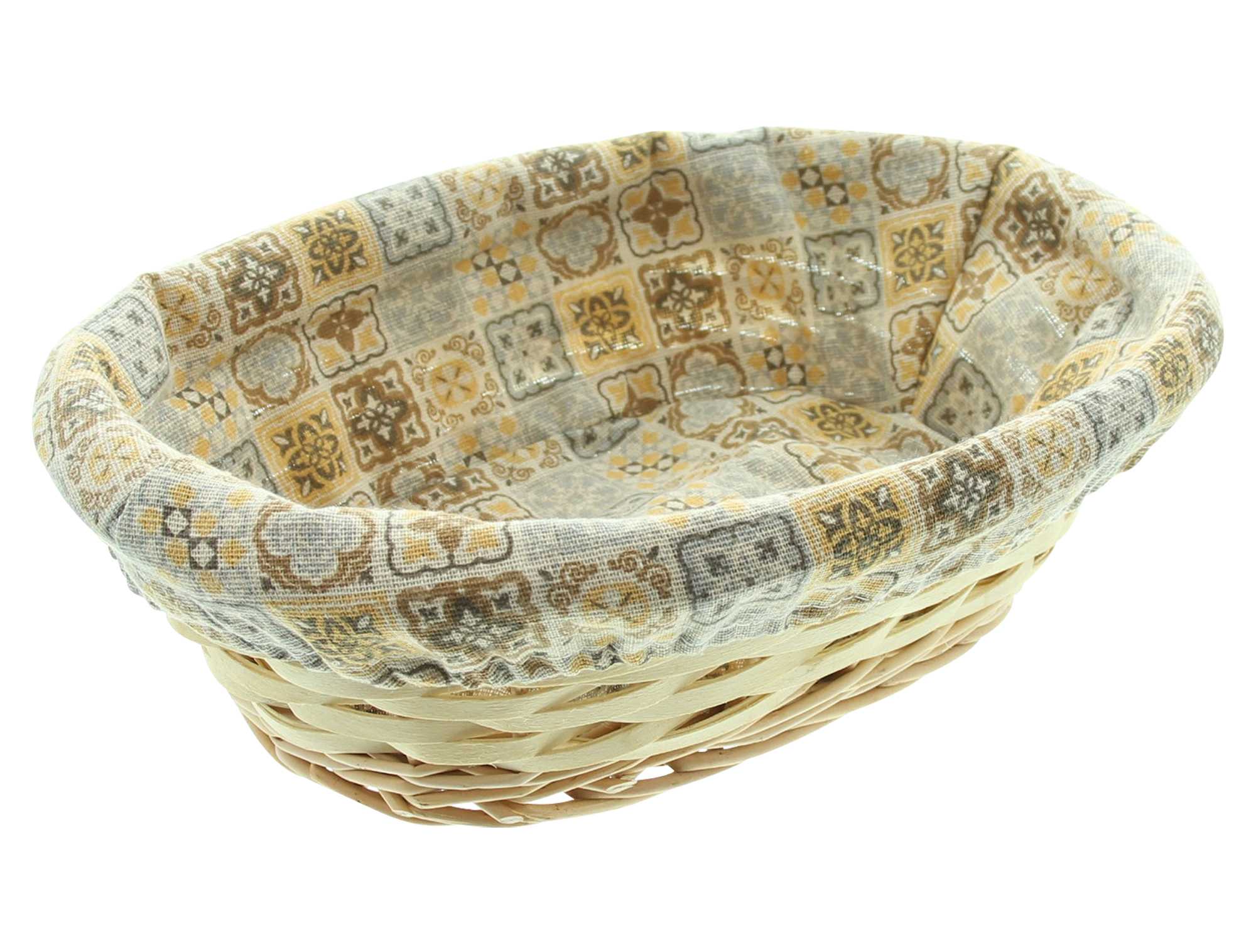 Acheter Panier de remplissage "Mosaïque", ovale  dans la boutique en ligne de Frank Flechtwaren pour Cuisine