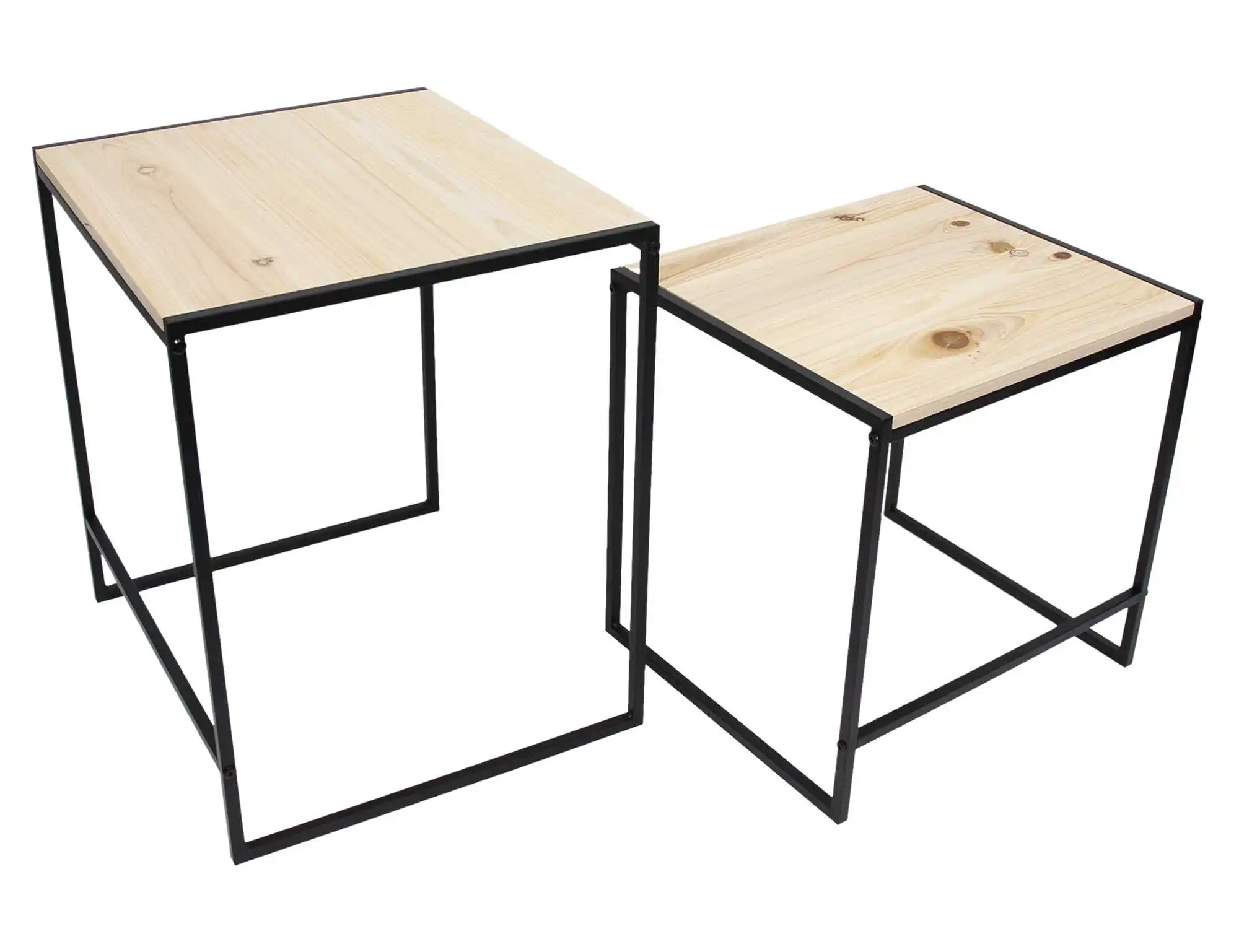 Acheter Lot de 2 tables d'appoint "moderne"  dans la boutique en ligne de Frank Flechtwaren pour Salon