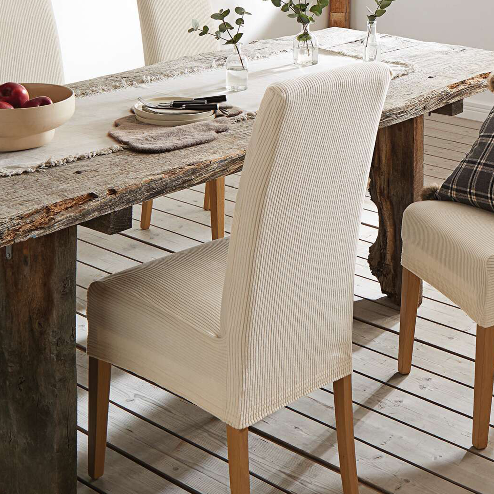 Acheter Housse de chaise "velours côtelé"  dans la boutique en ligne de Frank Flechtwaren
