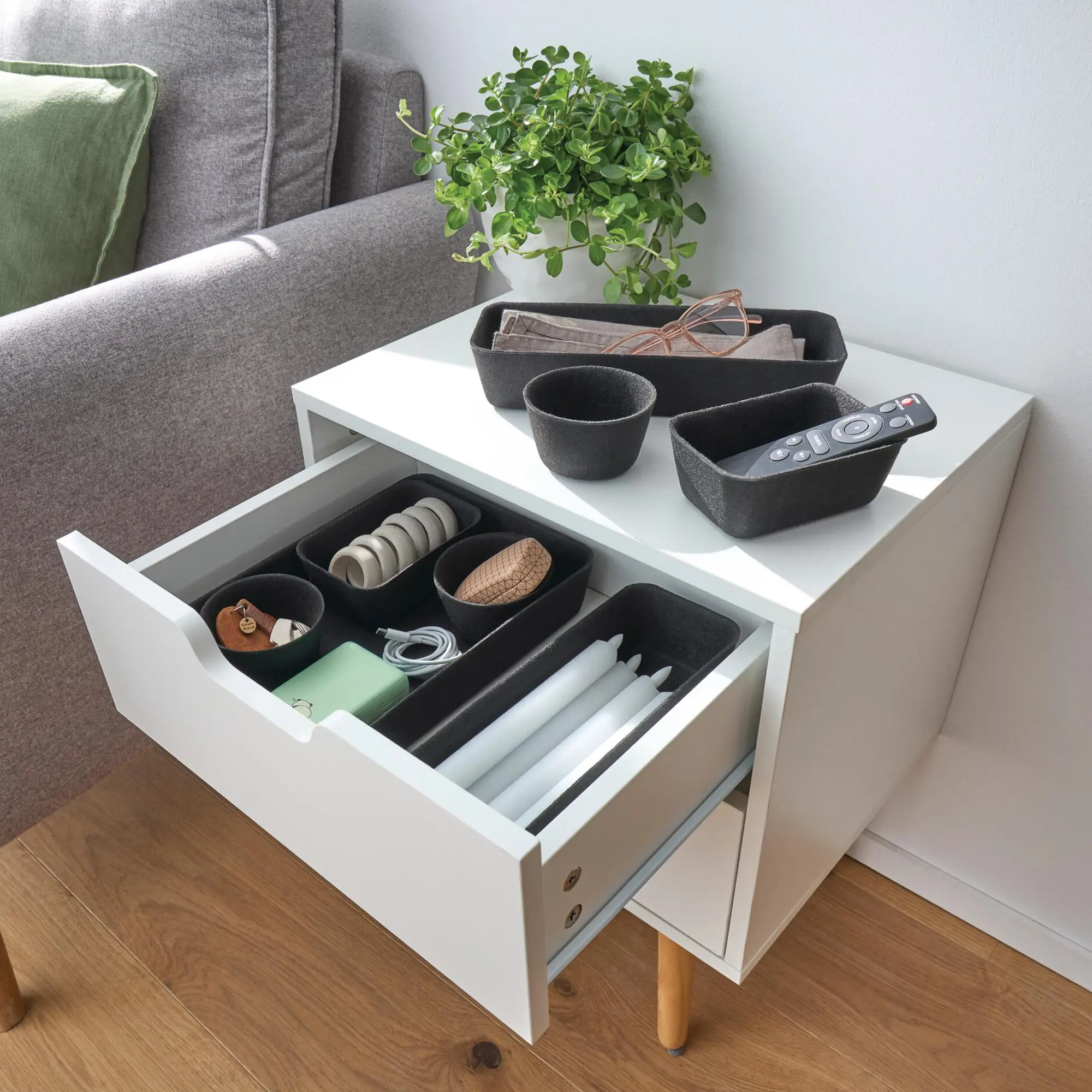 Acheter Organisateur de tiroirs"Black", 8 pcs  dans la boutique en ligne de Frank Flechtwaren