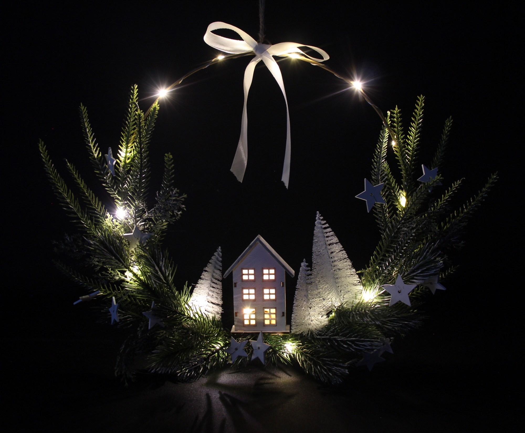 Acheter Anneau LED "hiver"  dans la boutique en ligne de Frank Flechtwaren pour Décorations à suspendre