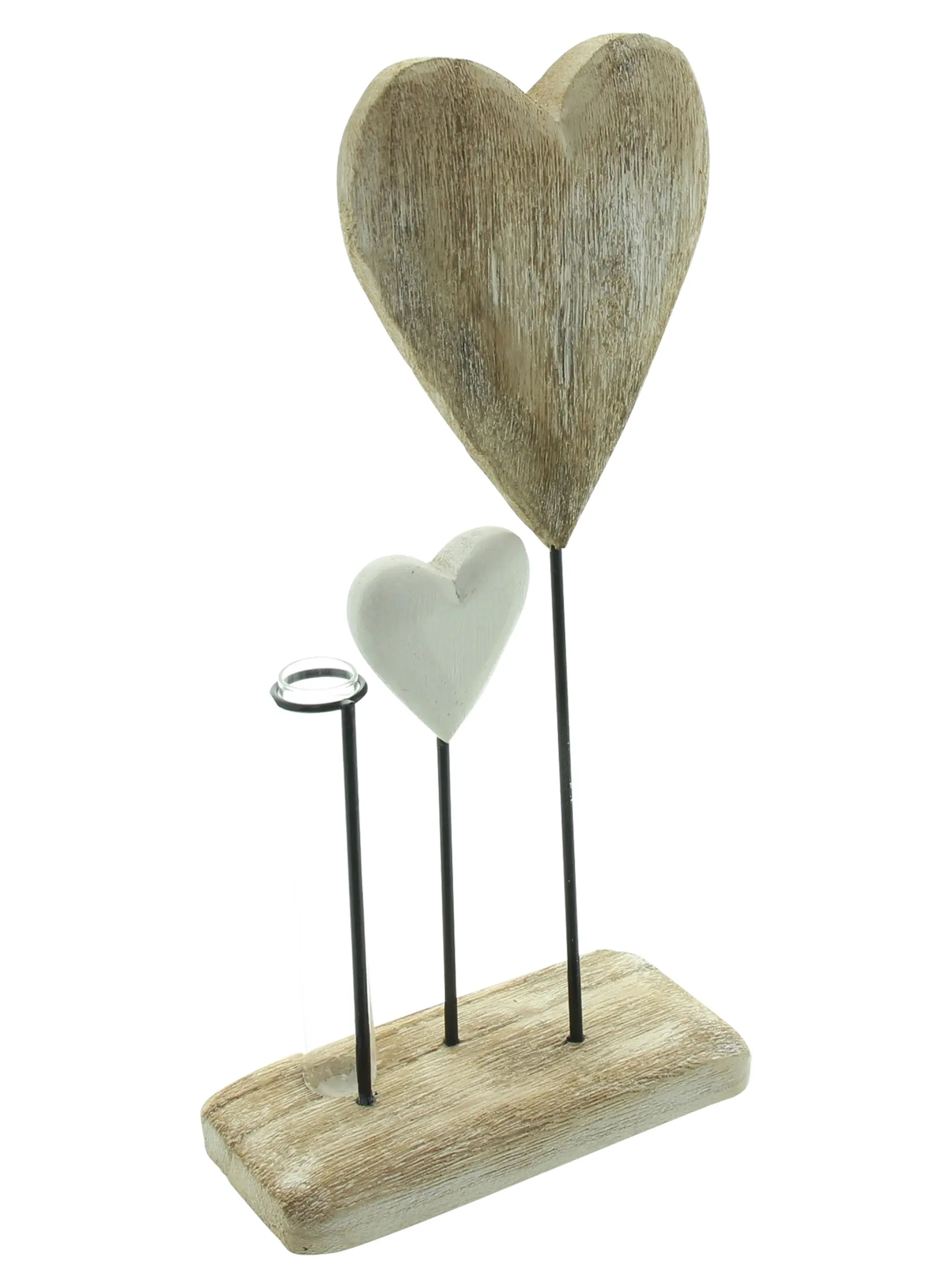 Acheter Élément déco "coeur avec Vase"  dans la boutique en ligne de Frank Flechtwaren pour Coup de coeur