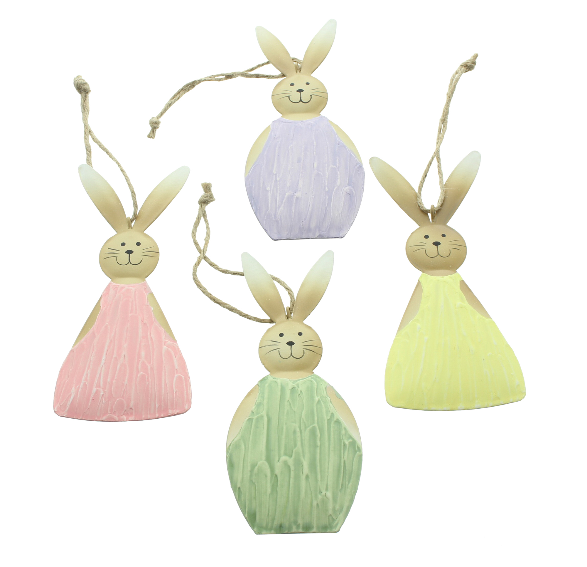 Acheter Lot de 4 suspensions "fêtes de pâques colorée"  dans la boutique en ligne de Frank Flechtwaren pour Nouvel arrivage