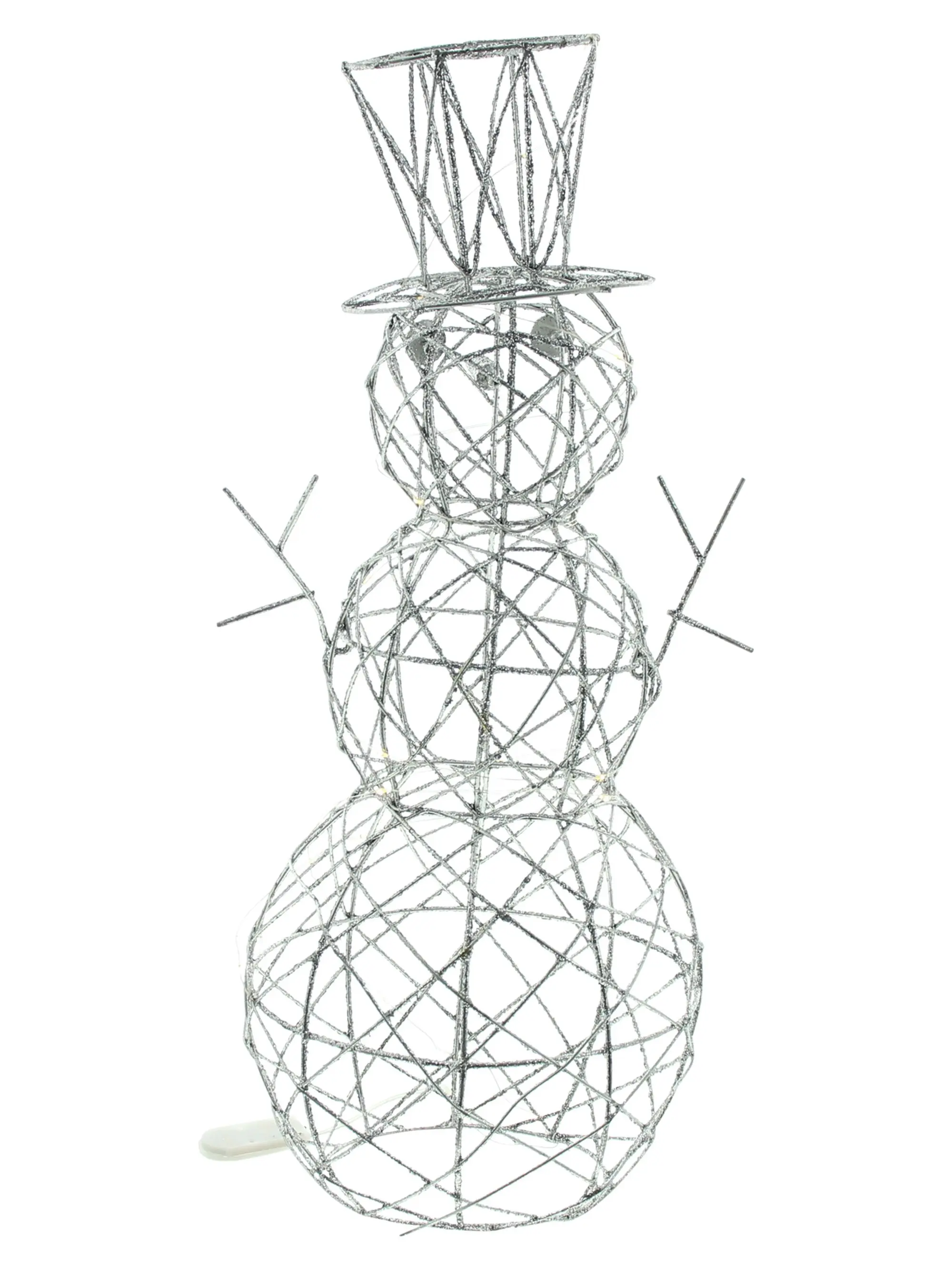 Acheter Bonhomme de neige LED "Silver"  dans la boutique en ligne de Frank Flechtwaren pour Figurines