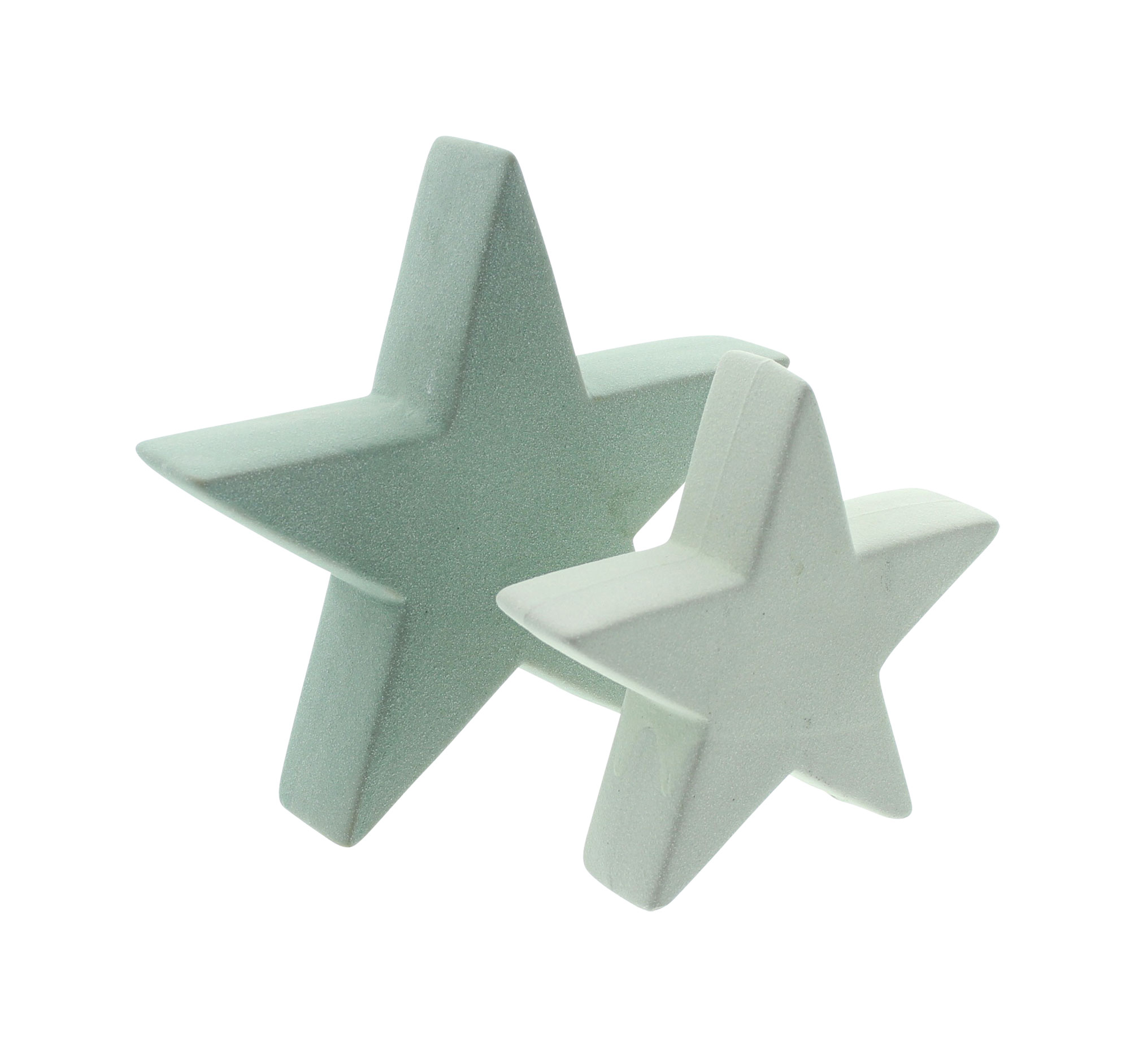 Acheter Lot de 2 étoiles "vert"  dans la boutique en ligne de Frank Flechtwaren pour Étoiles