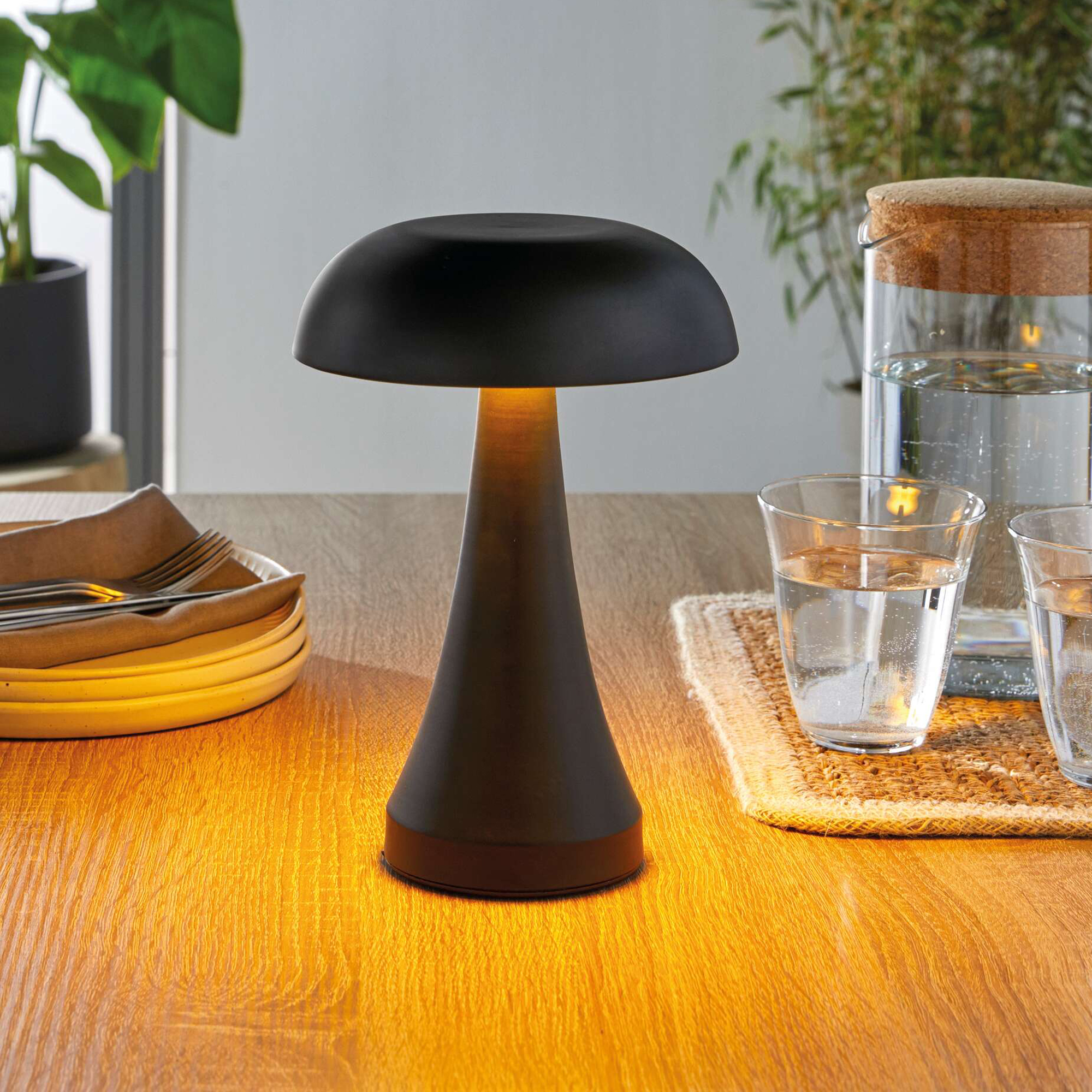 Acheter Lampe LED "champignon"  dans la boutique en ligne de Frank Flechtwaren
