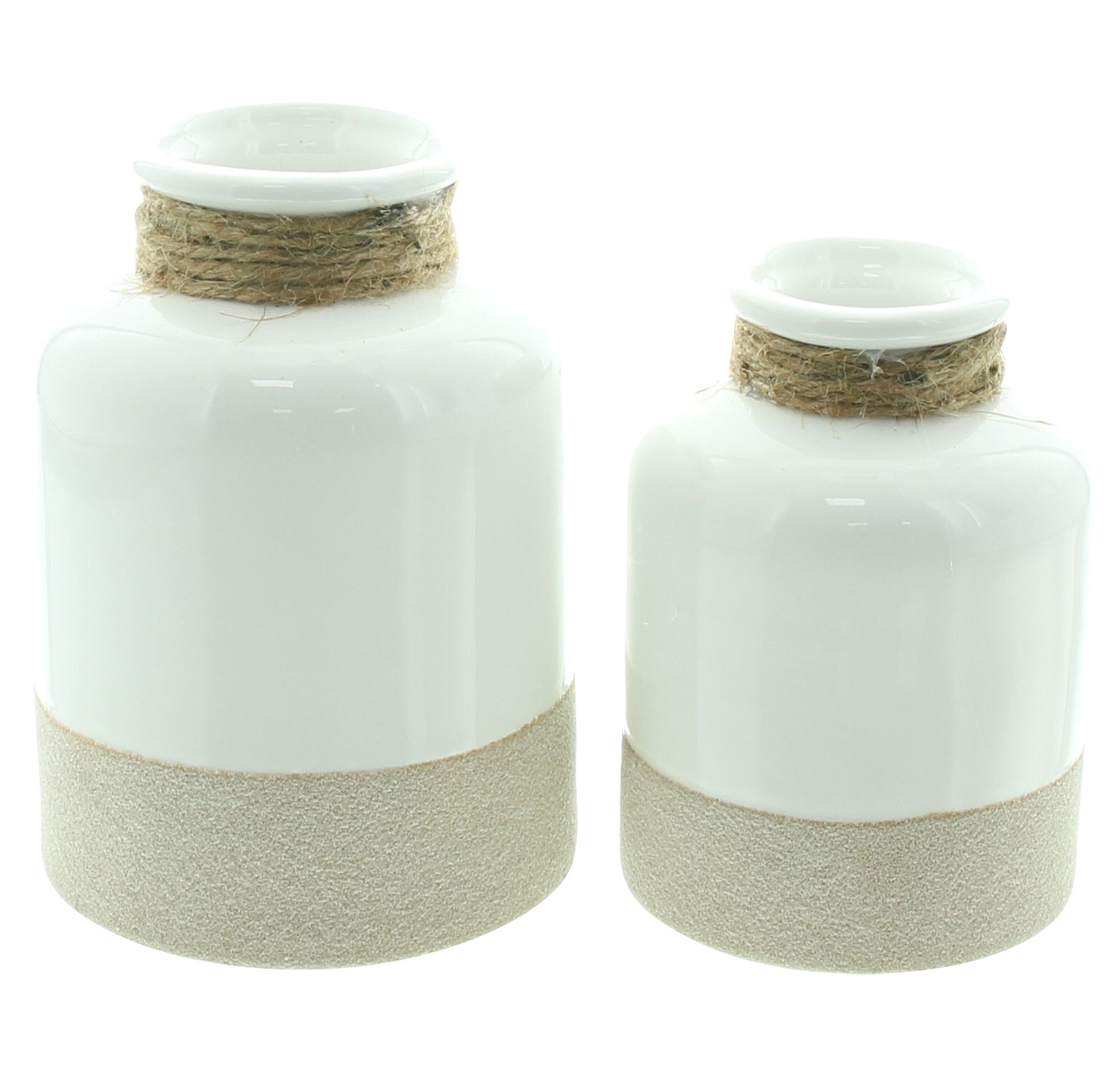 Acheter Lot de 2 vases décoratifs "étoile argentée"  dans la boutique en ligne de Frank Flechtwaren pour Figurines