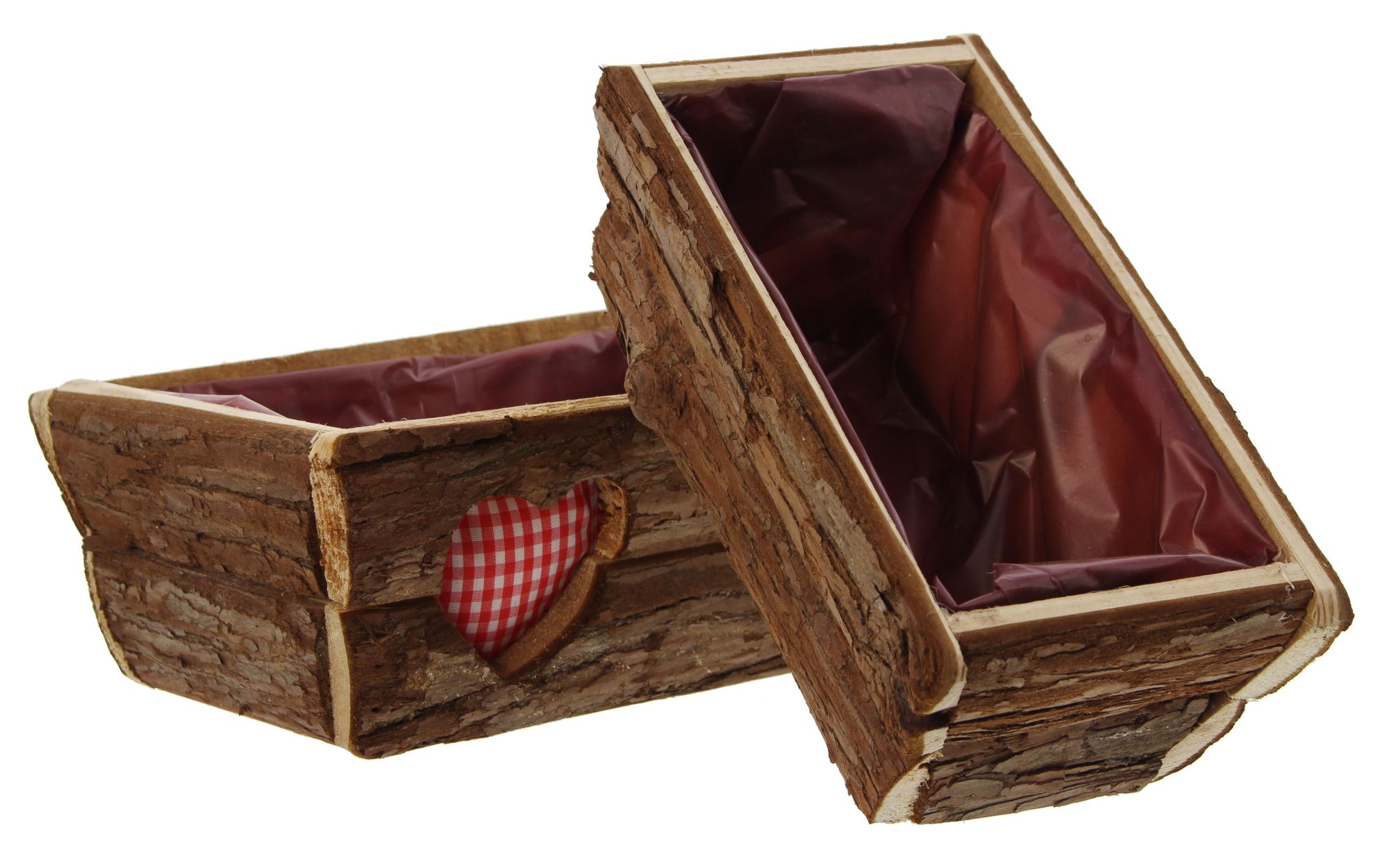 Acheter Lot de 2 bacs à plantes "écorce" dans la boutique en ligne de Frank Flechtwaren pour Pots de fleurs Acheter Lot de 2 bacs à plantes "écorce" dans la boutique en ligne de Frank Flechtwaren pour Pots de fleurs